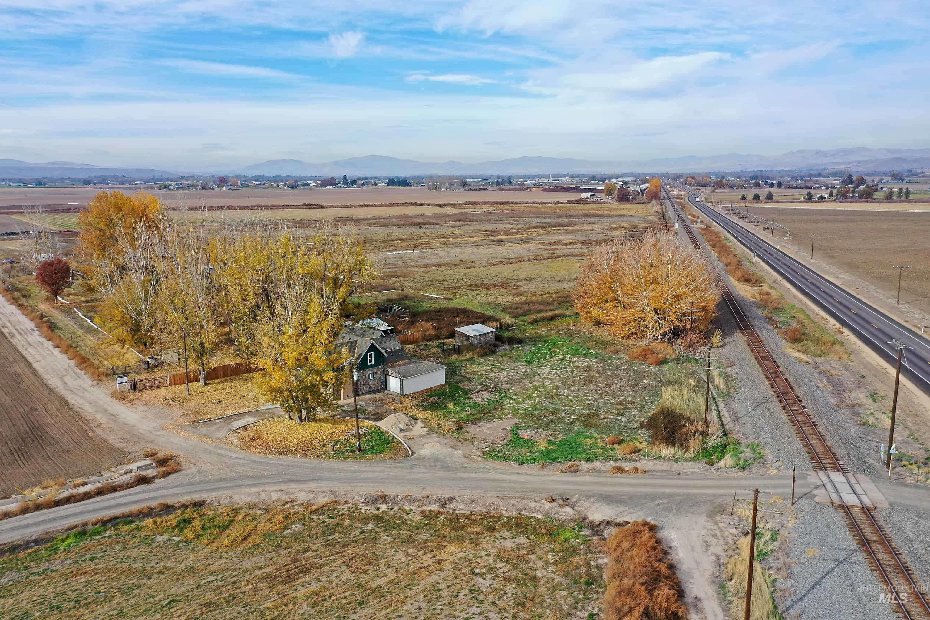 View of rural area with mountains
