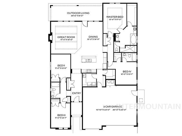 View of floor plan / room layout