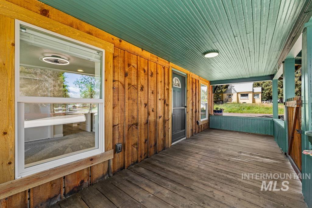View of wooden porch