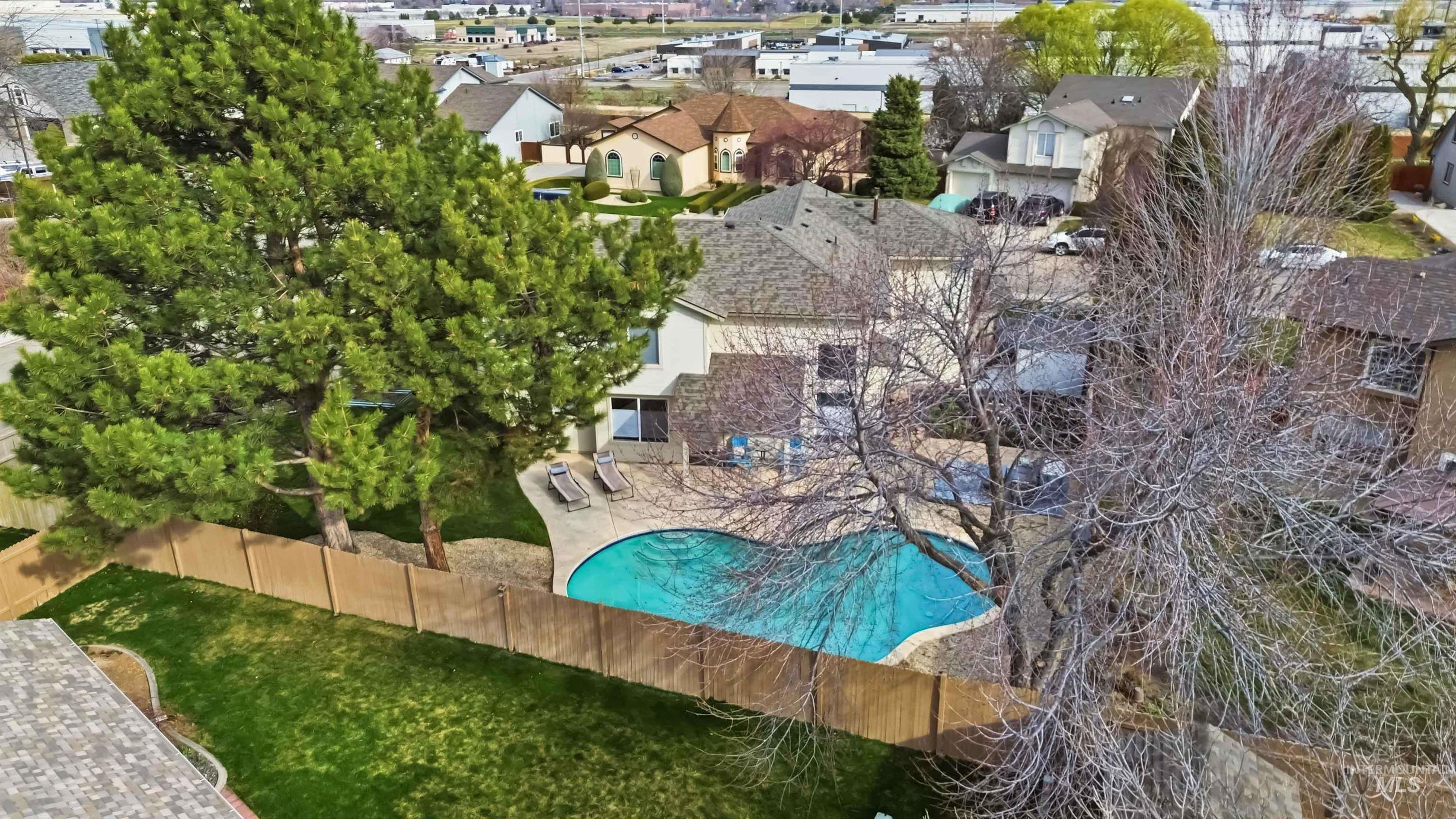 View of pool with patio surround