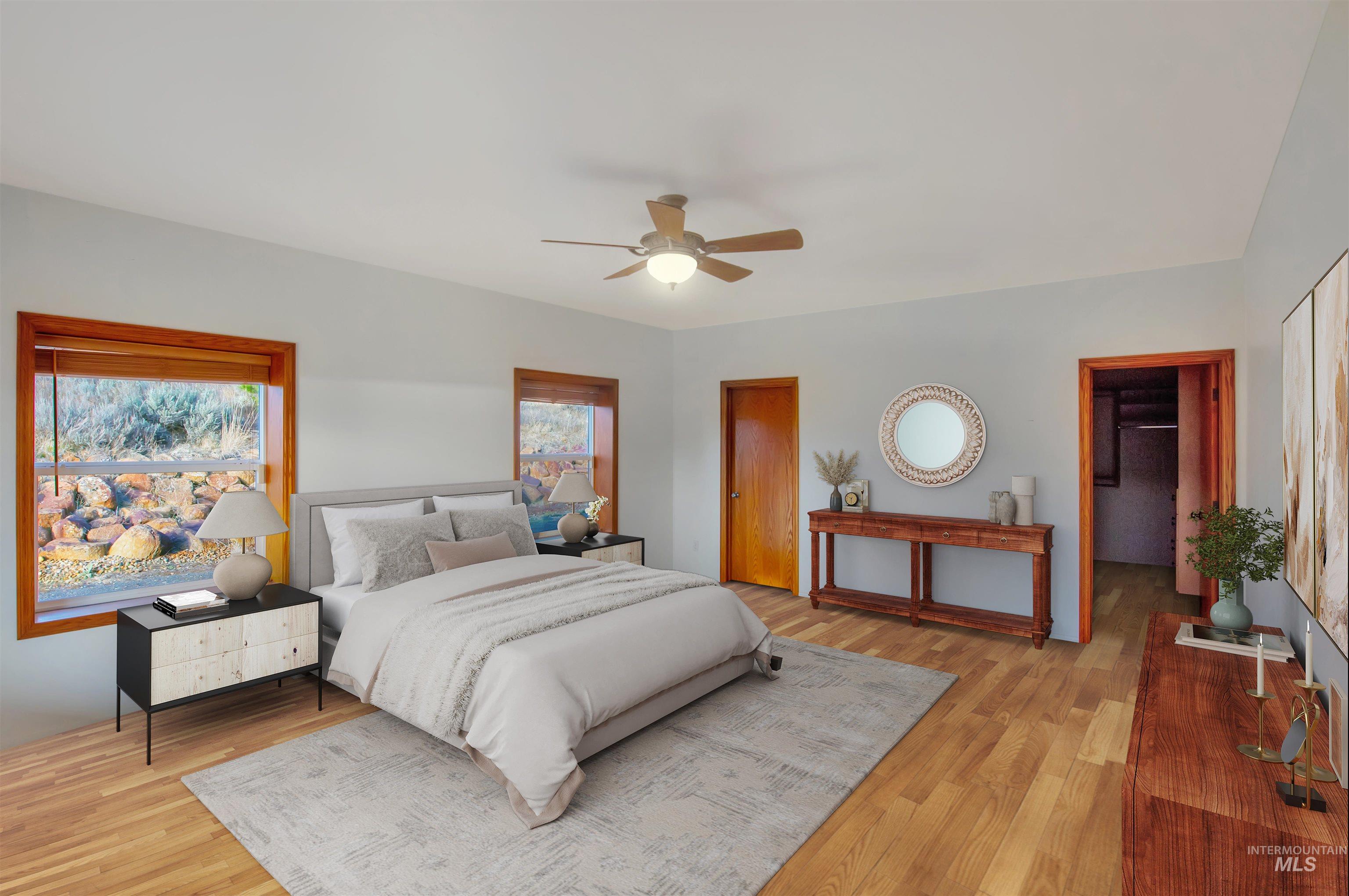 Note that this room is vacant and has been virtually staged