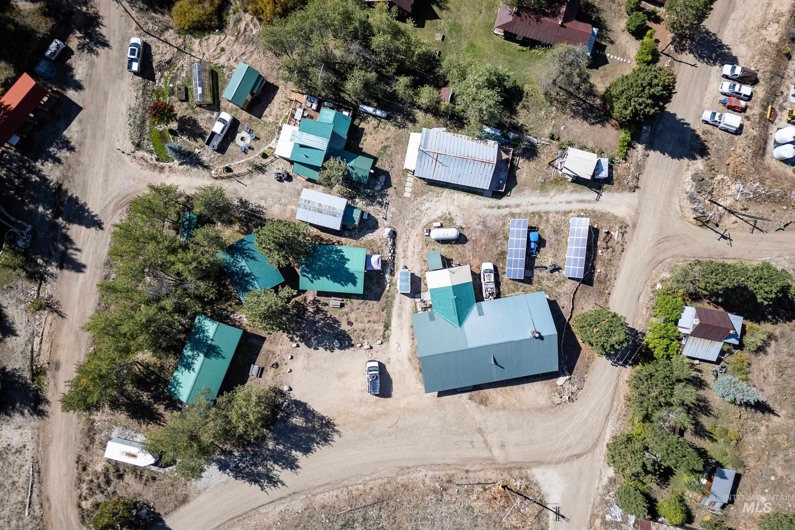 Aerial overview of property's location