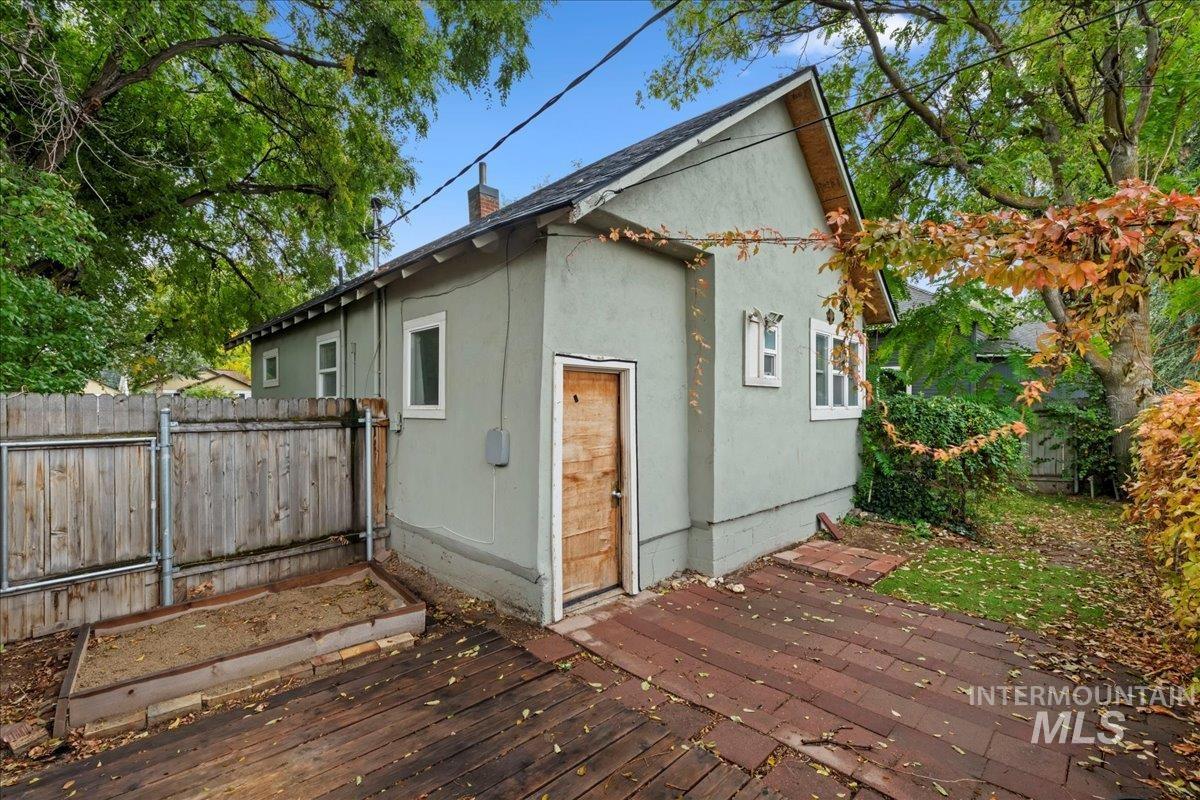 View of outdoor structure