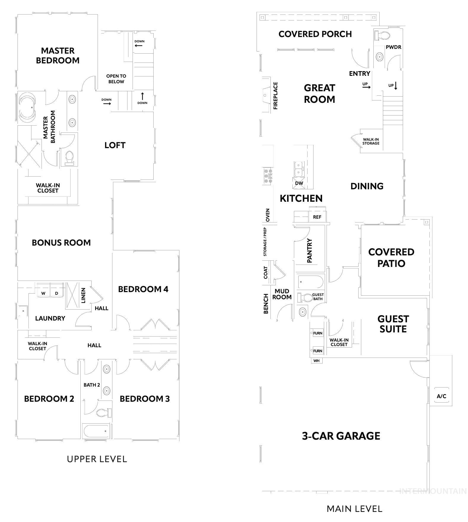 View of home floor plan