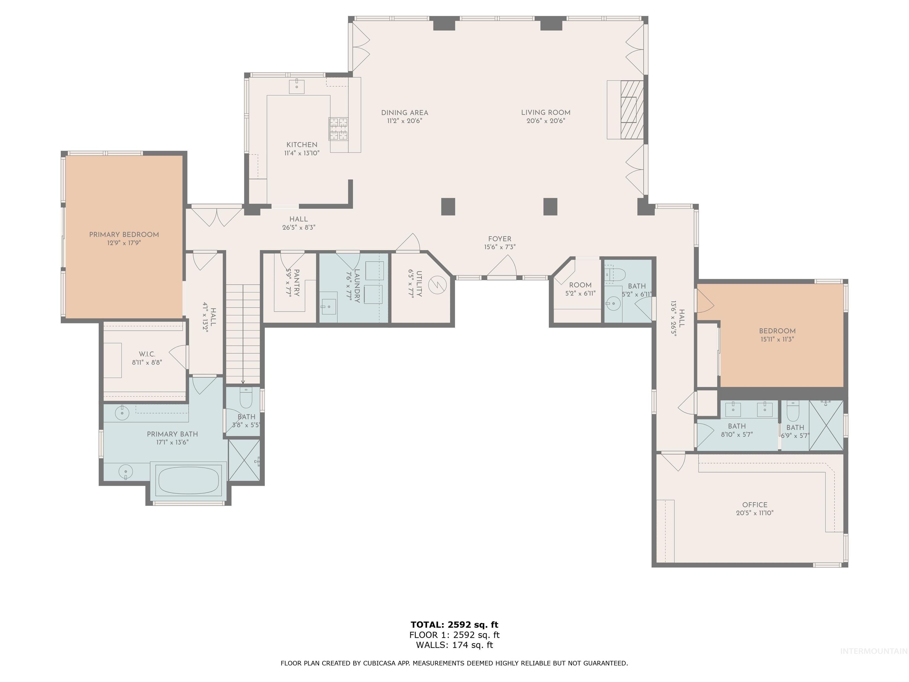 View of room layout