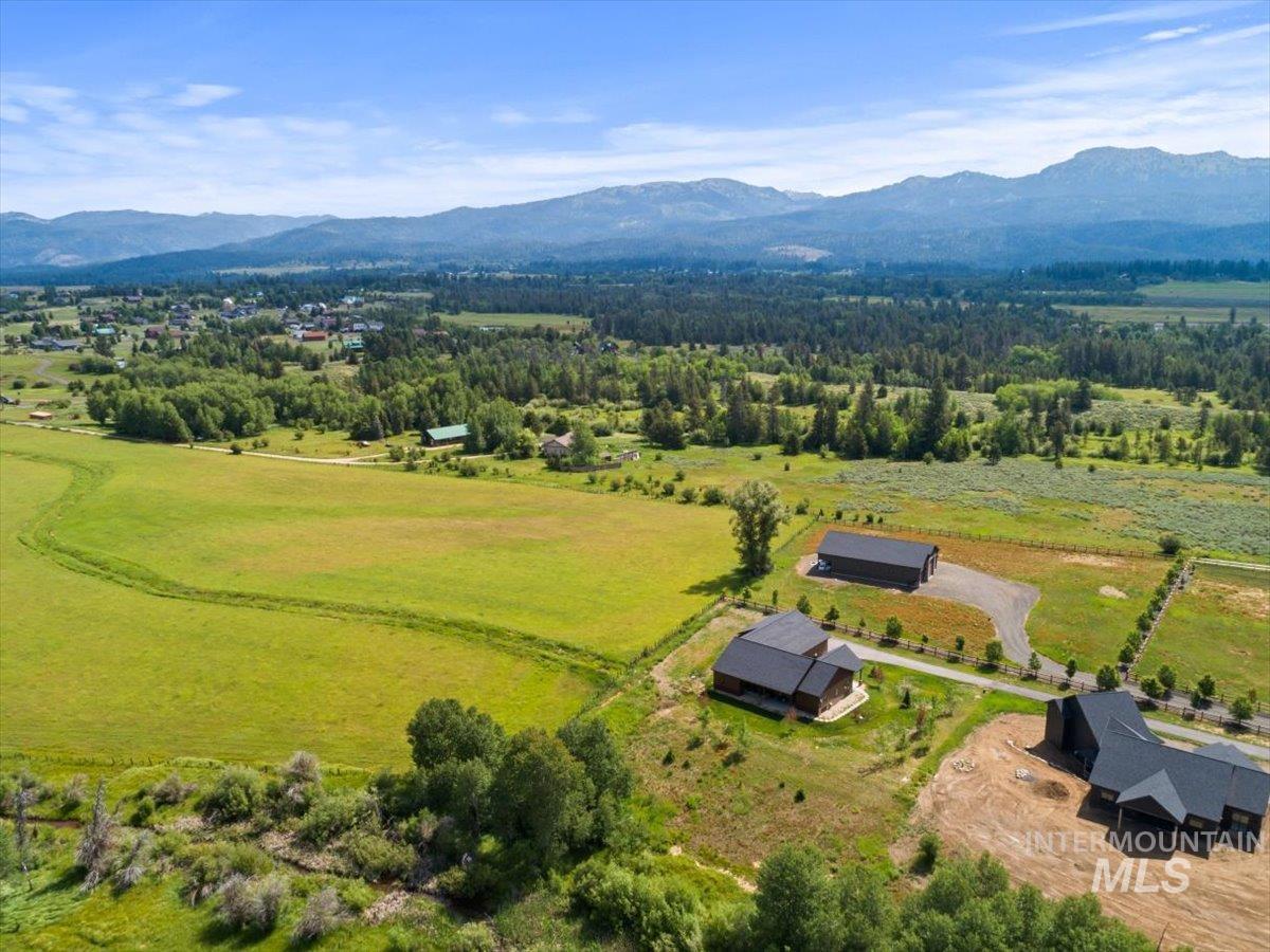Drone / aerial view of mountains
