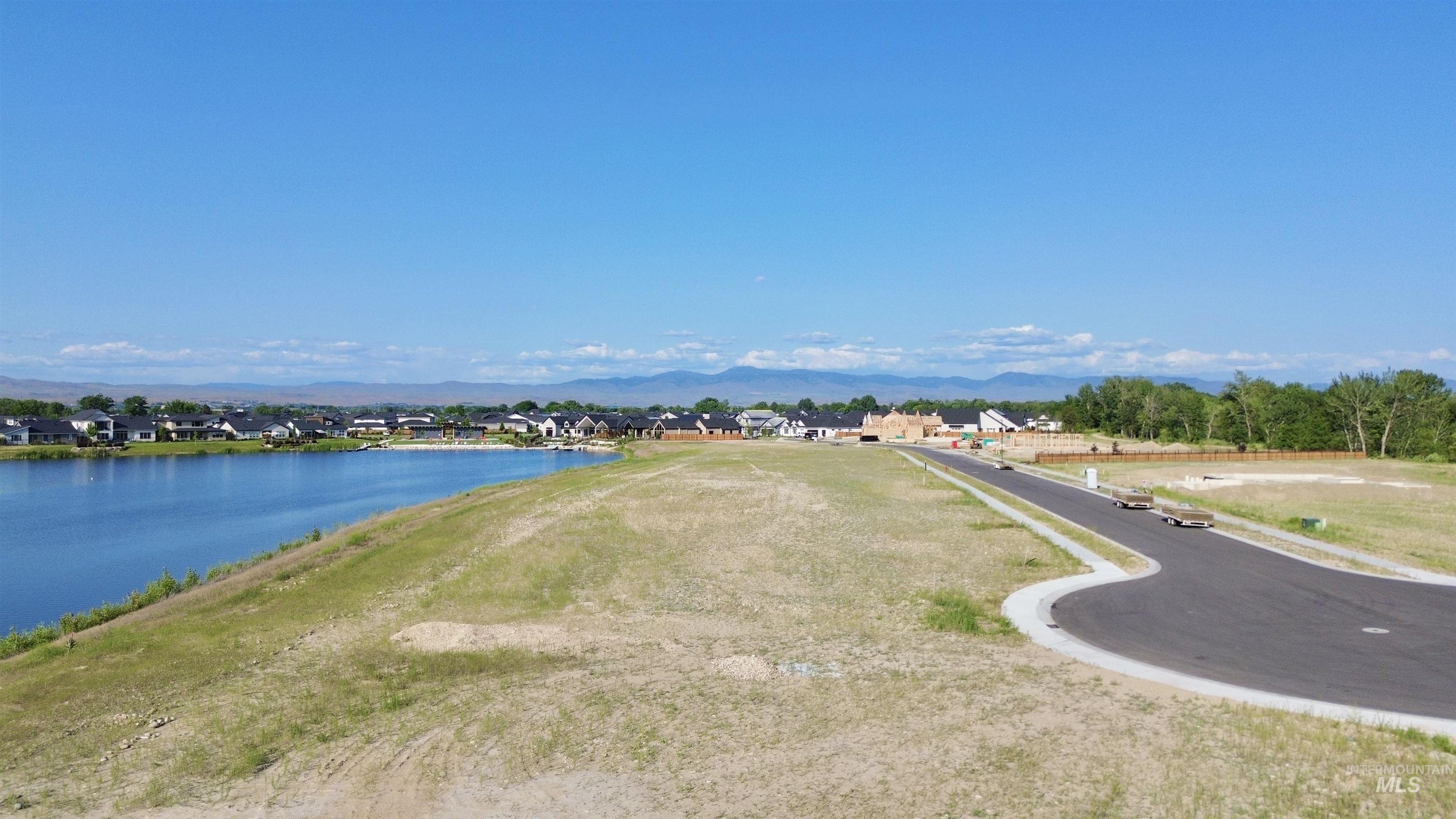 Water view featuring a mountain backdrop