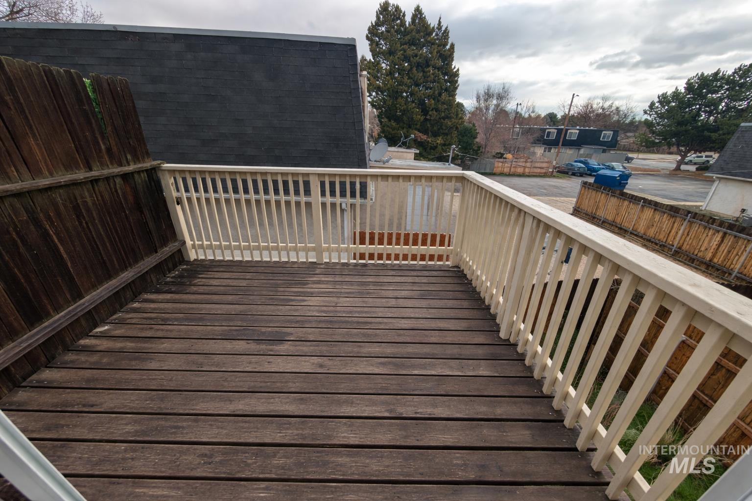 View of deck