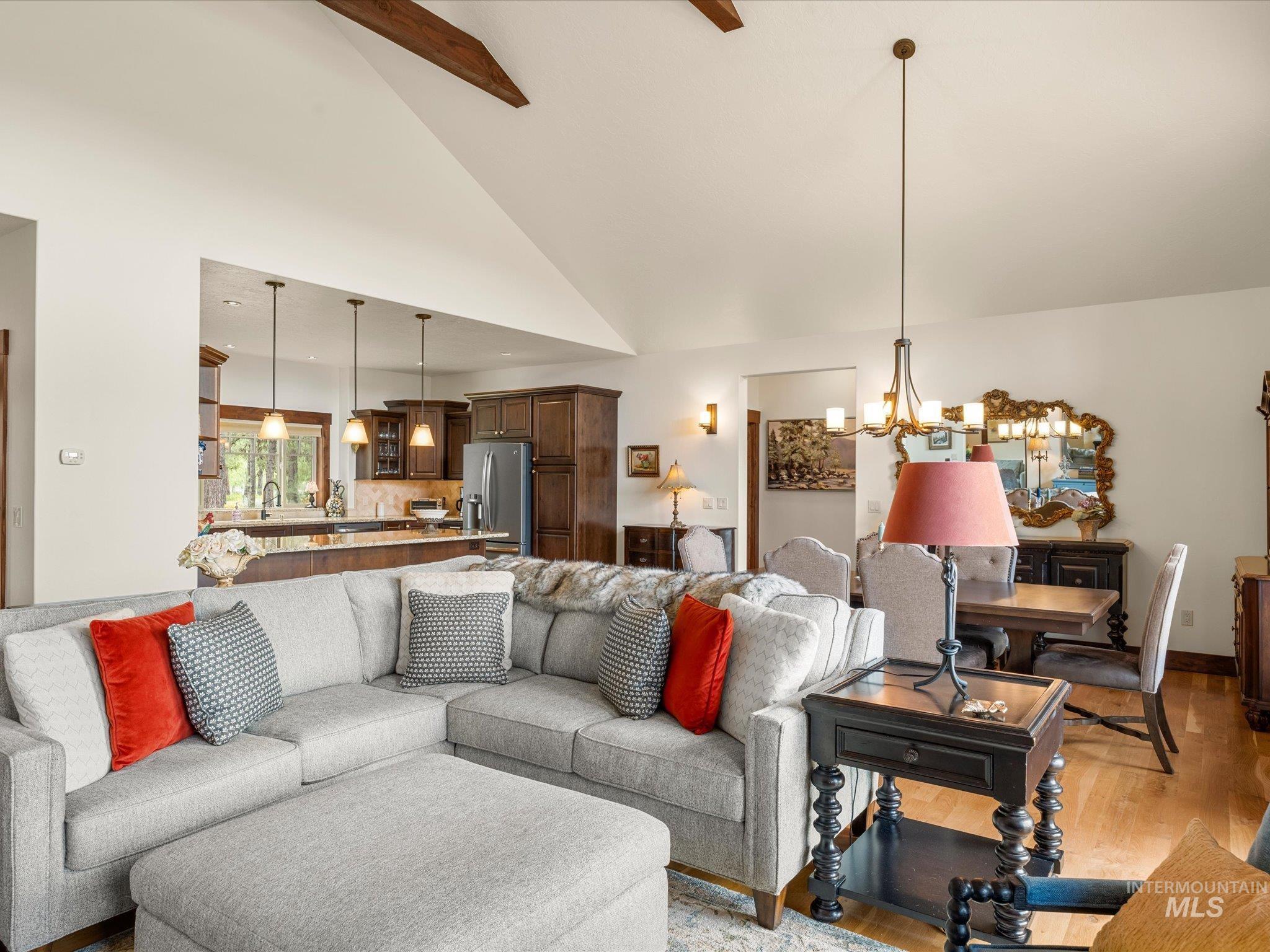 Living Room opens to the Kitchen & Dining Room