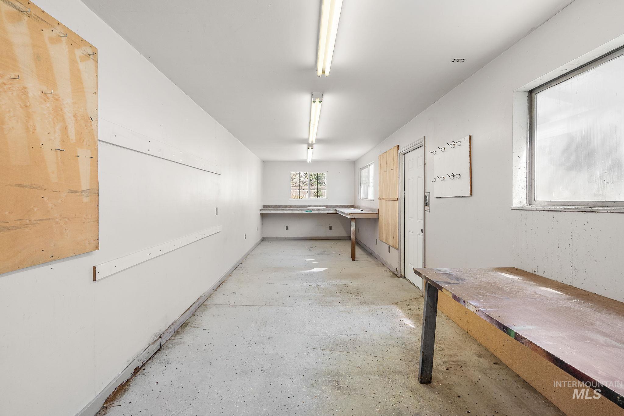 View of below grade area