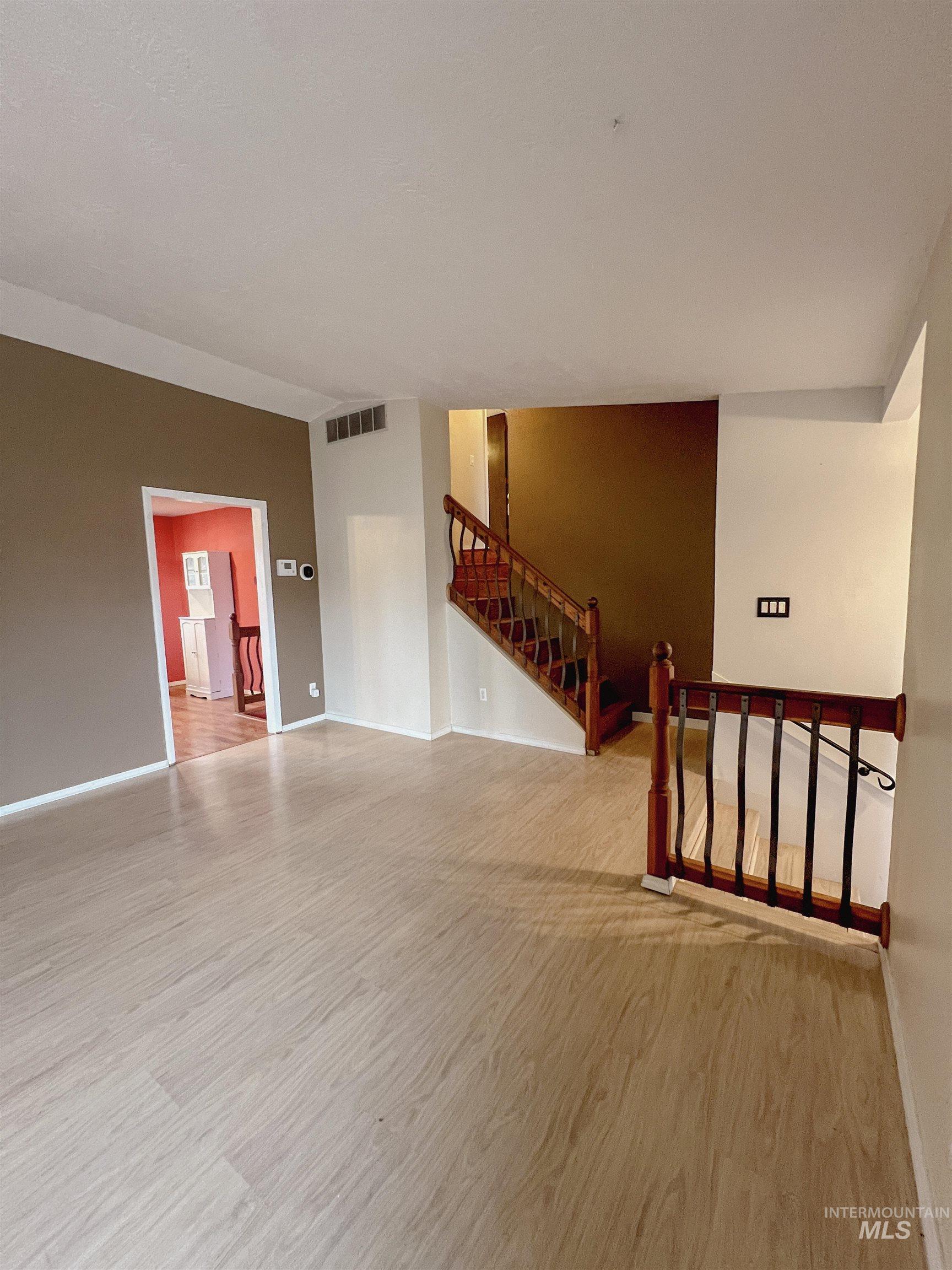 Spare room with light wood-style floors