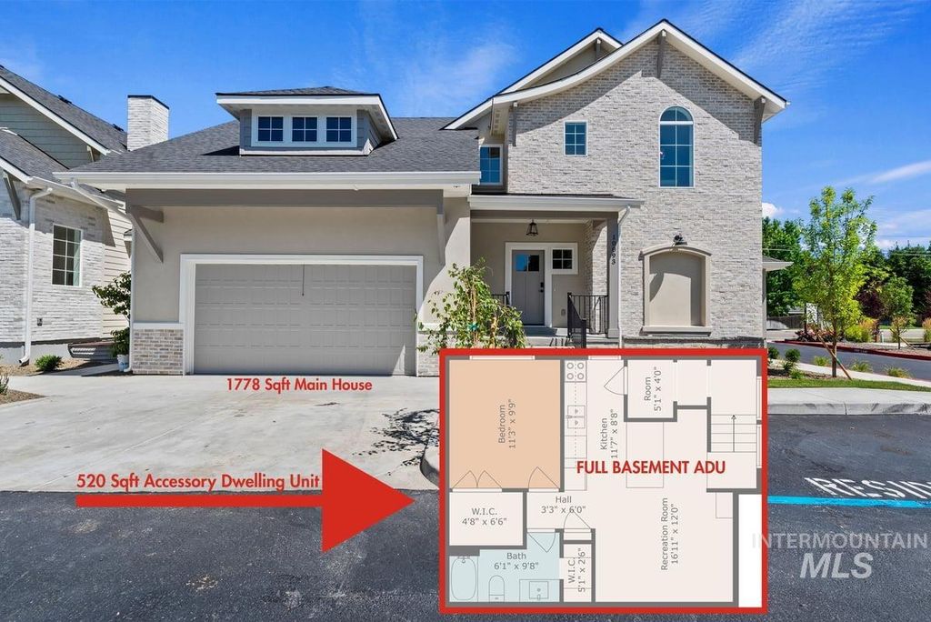 Photo of 10093 W Mcmillan &amp; 10095 Mcmillan (Adu) Rd, Boise, ID 83704 (MLS # 98963593)