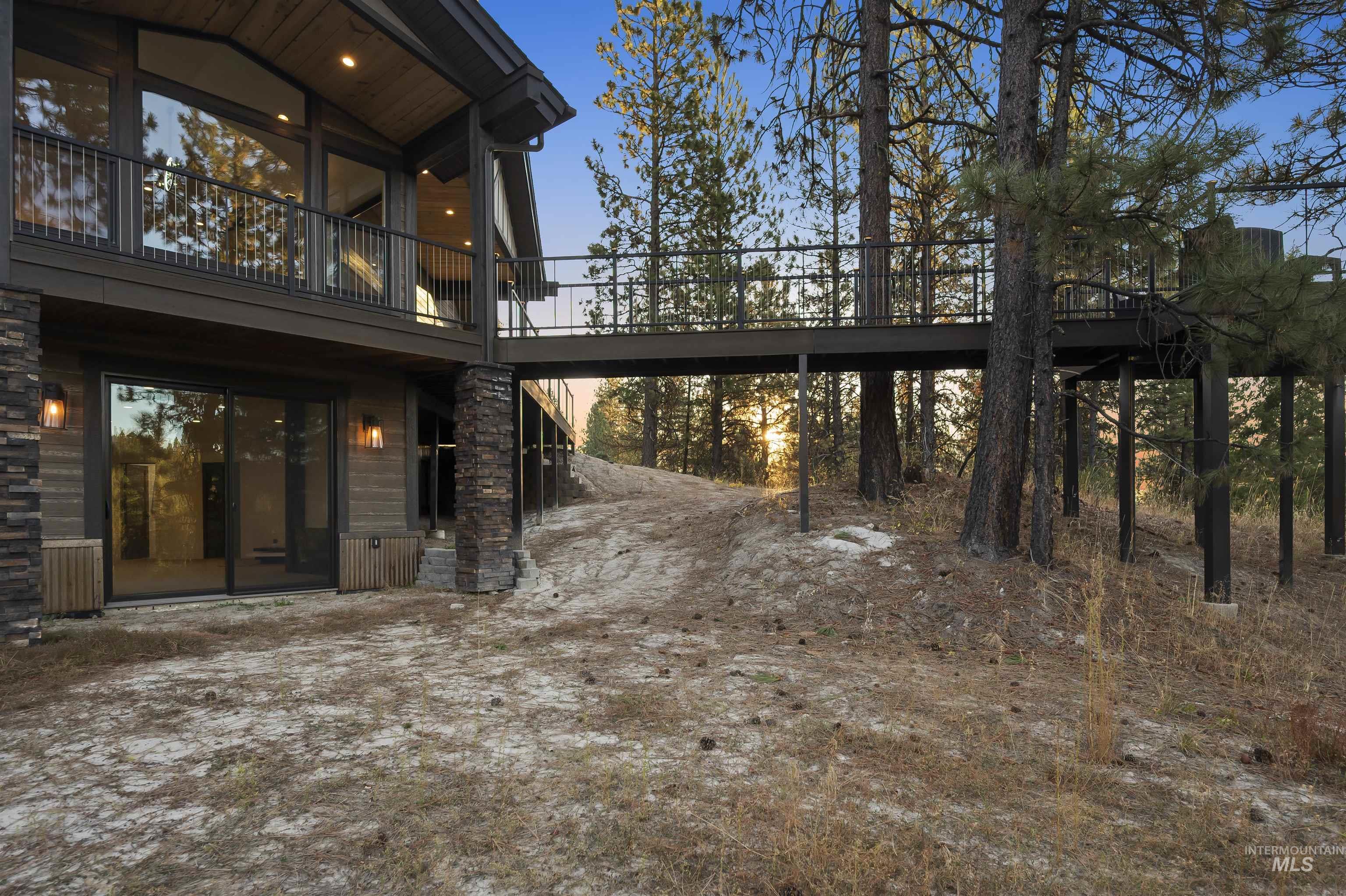 Exterior space featuring a deck