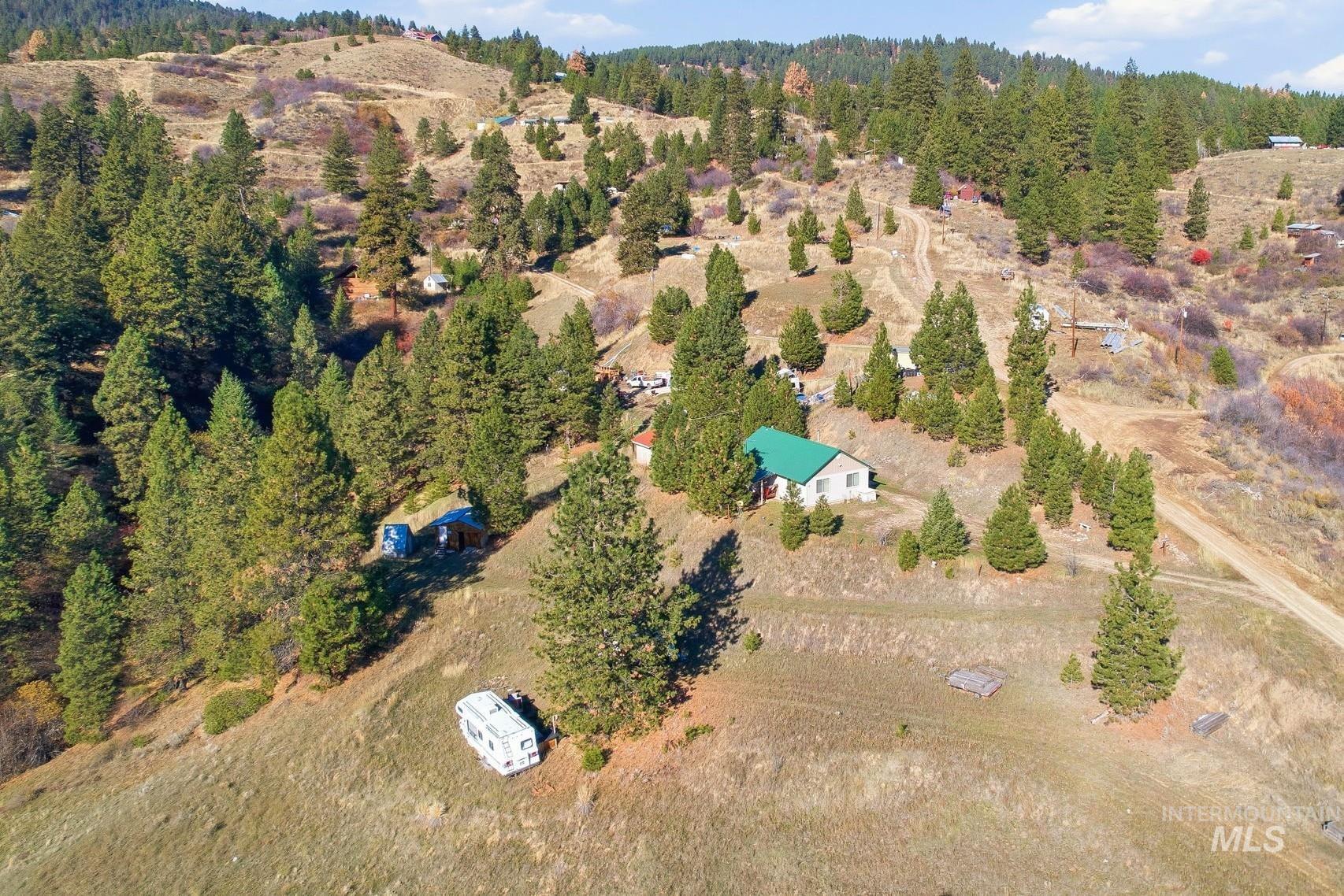 Aerial view of property's location
