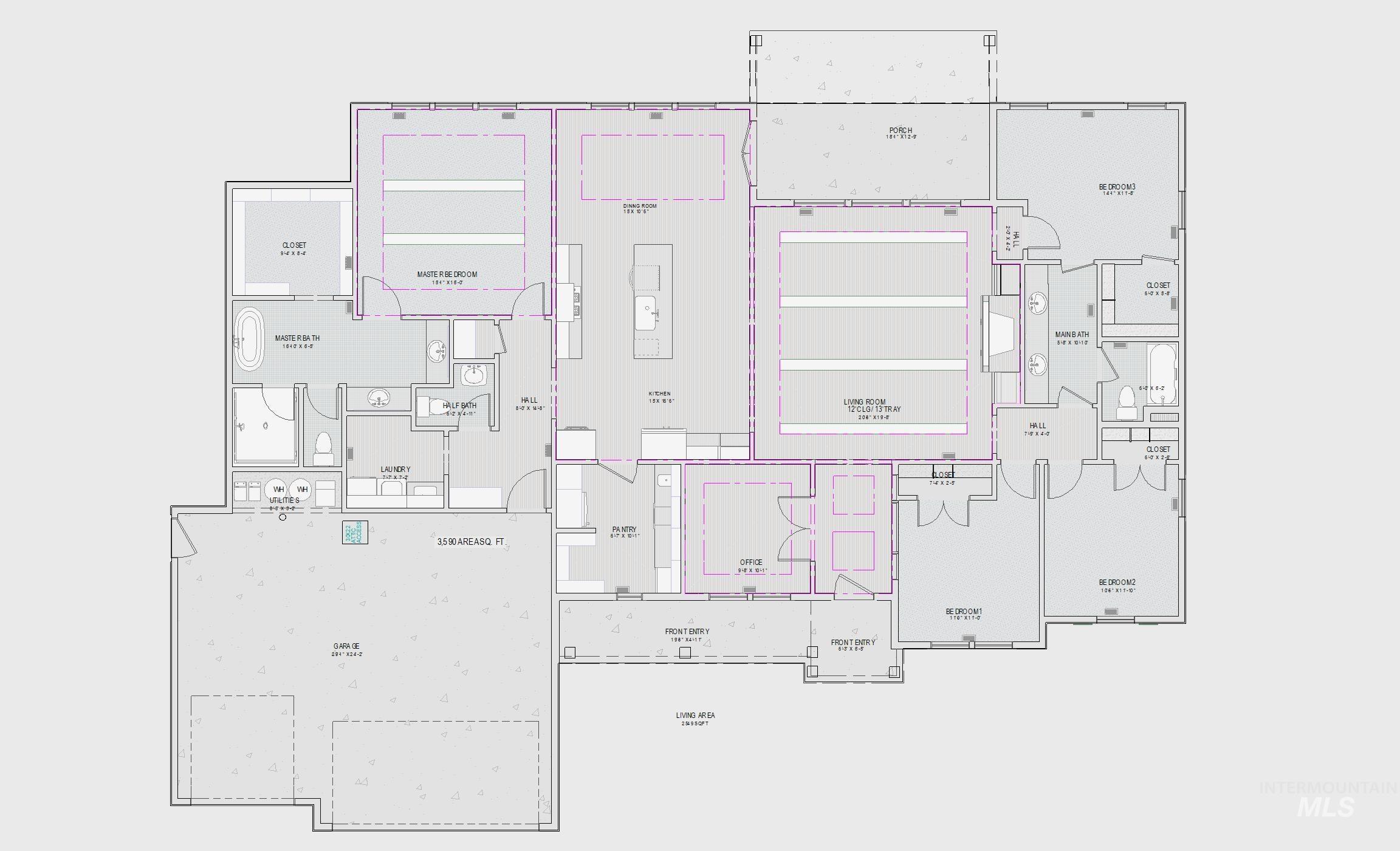 View of home floor plan