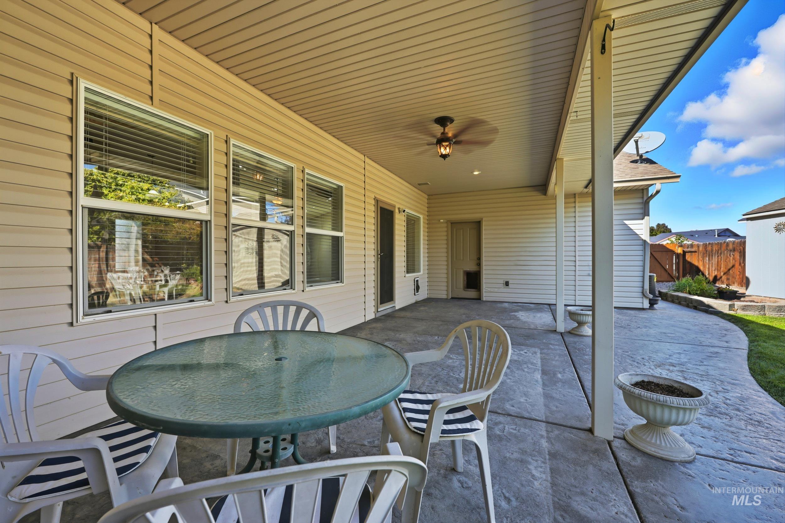 View of patio / terrace featuring outdoor dining space