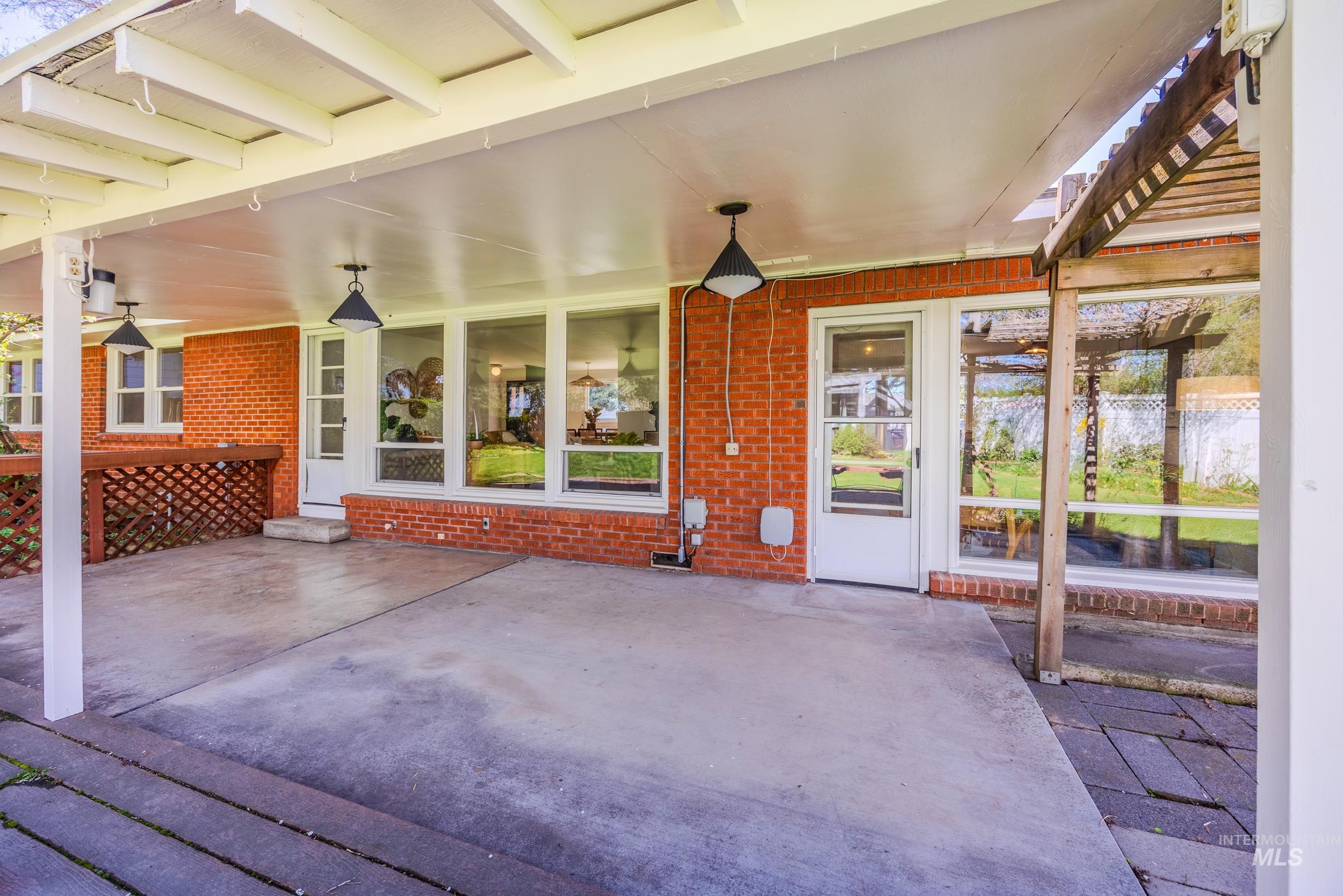 View of patio