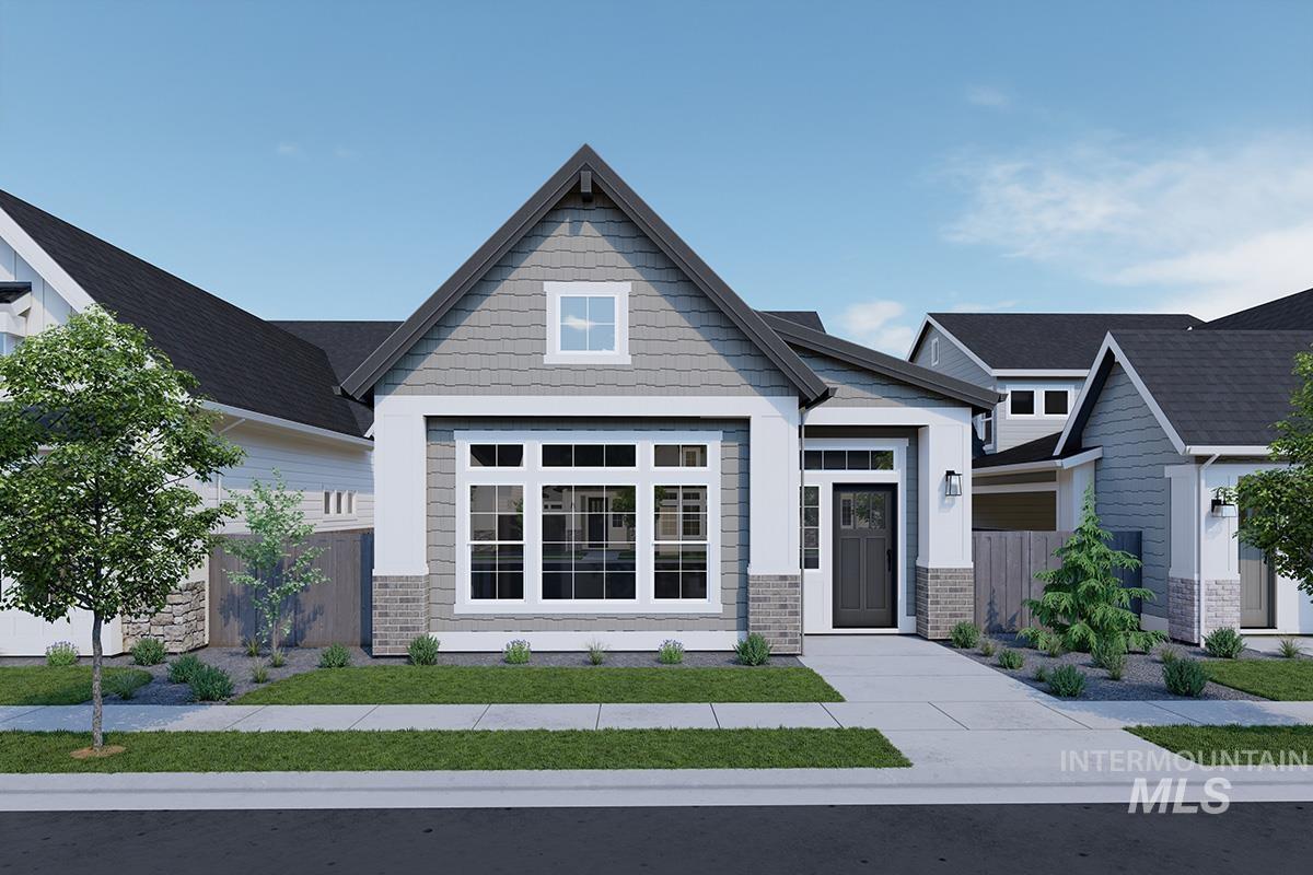 View of craftsman-style house