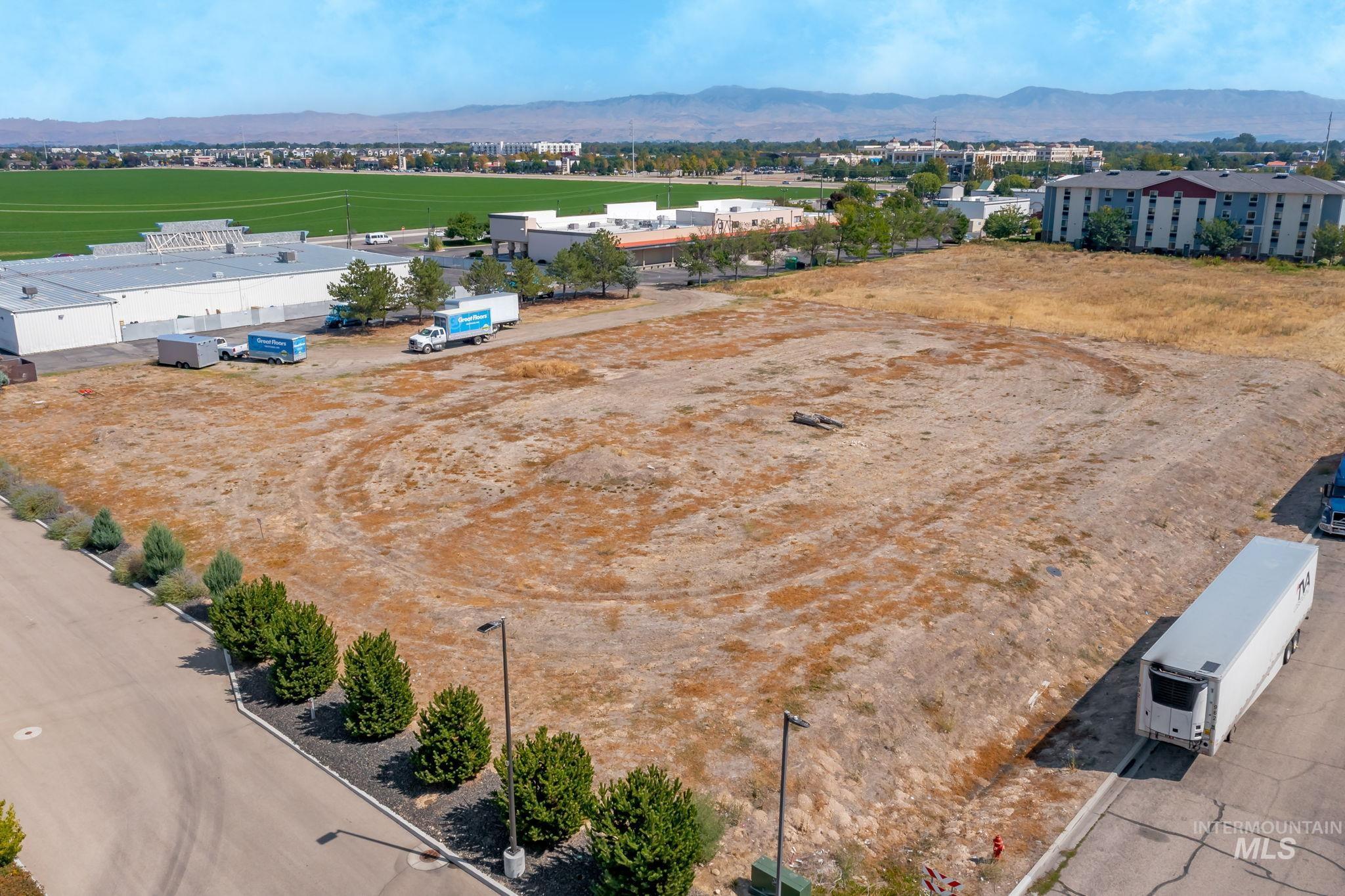 Bird's eye view of mountains
