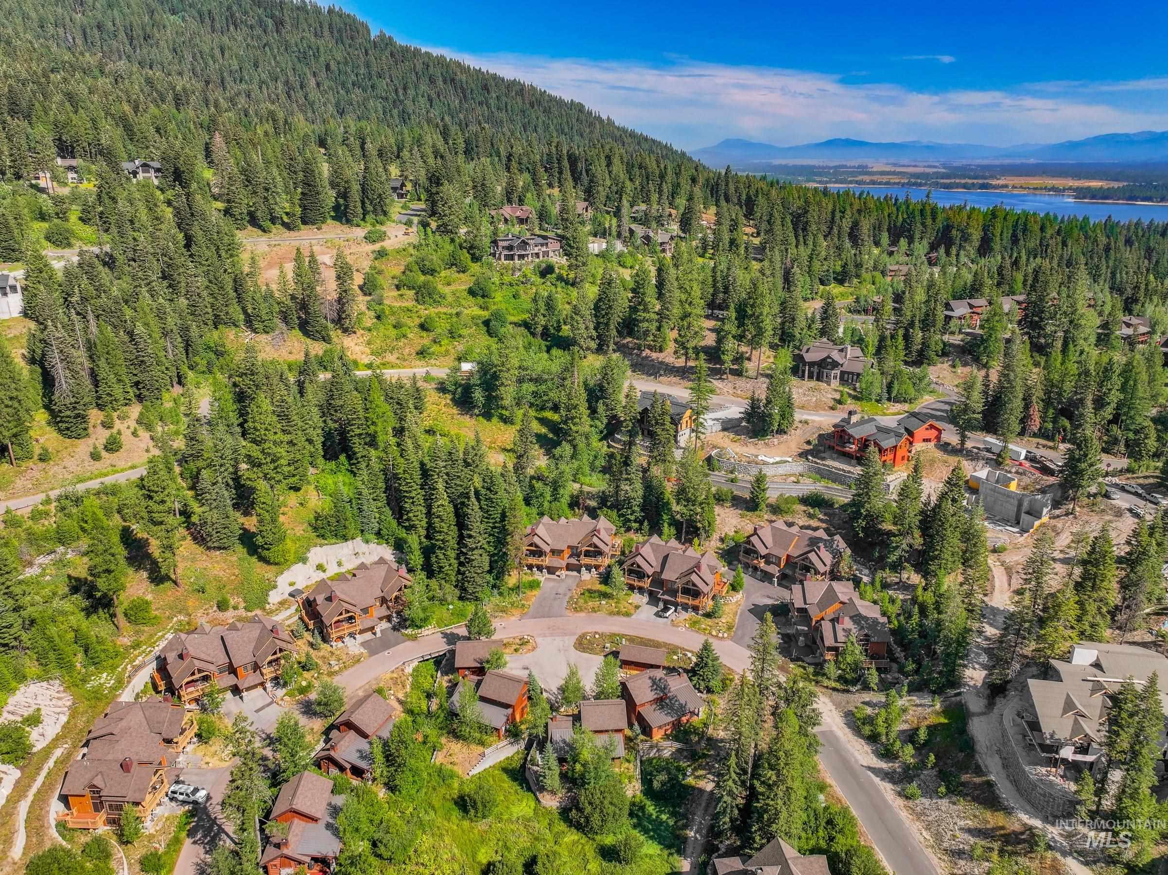 Aerial view of resort area