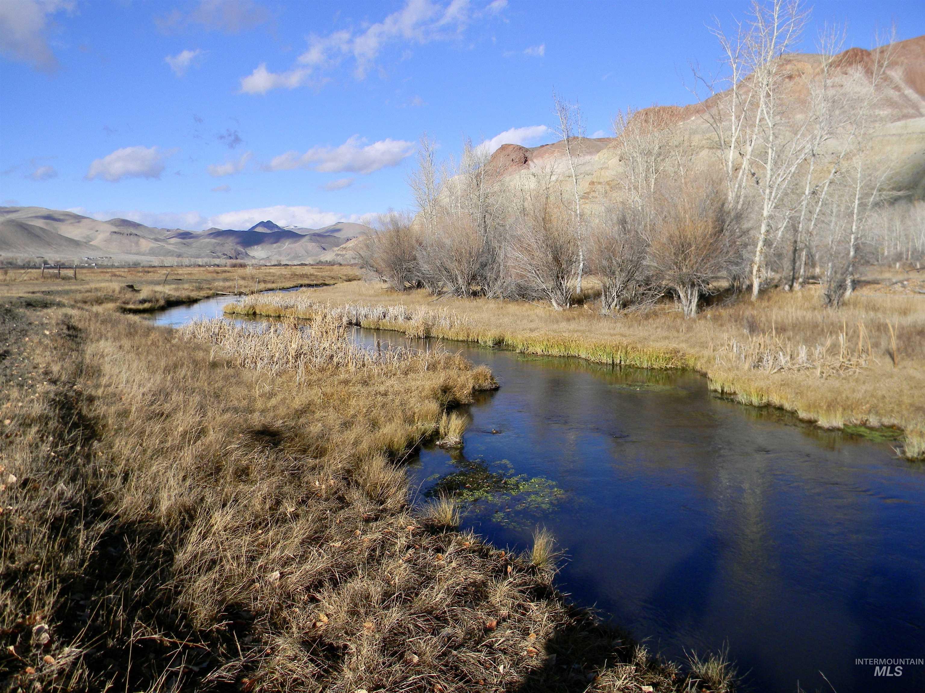 Water view with a mountain backdrop