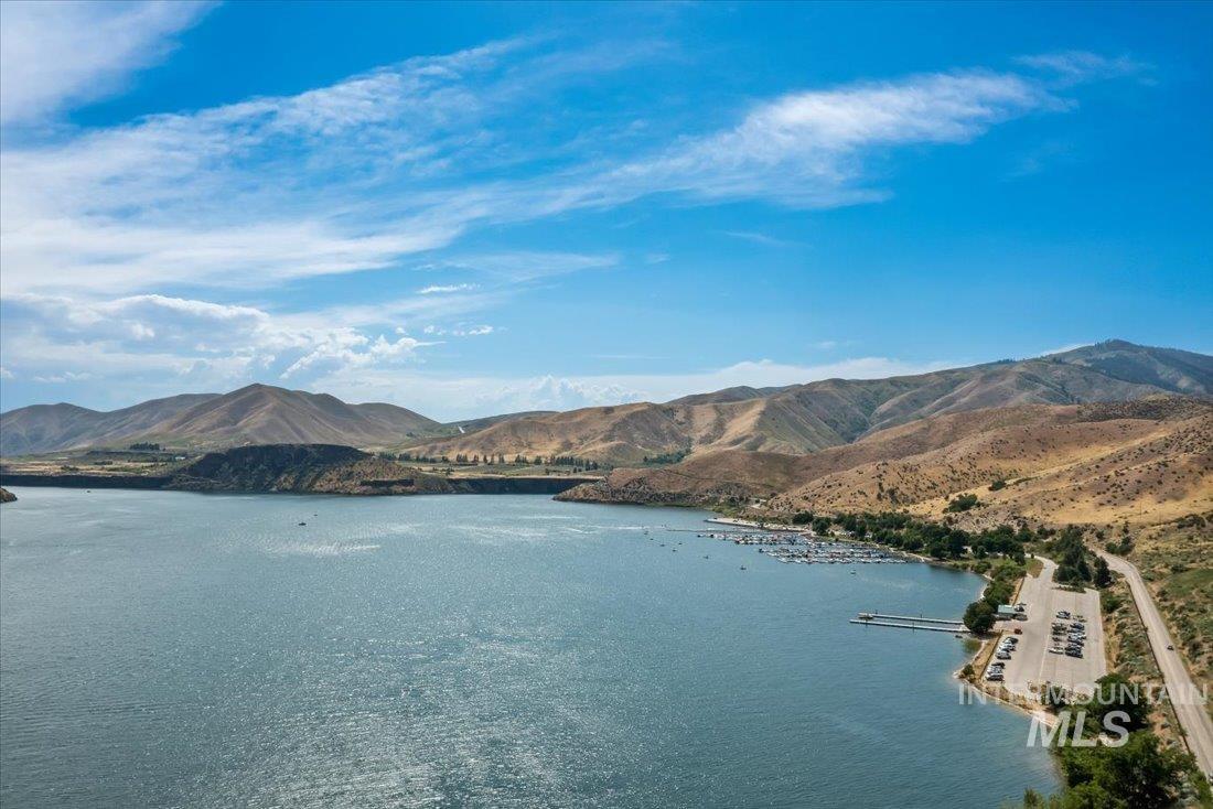 Lucky Peak Reservoir at Lucky Peak Park and Boat Dock area