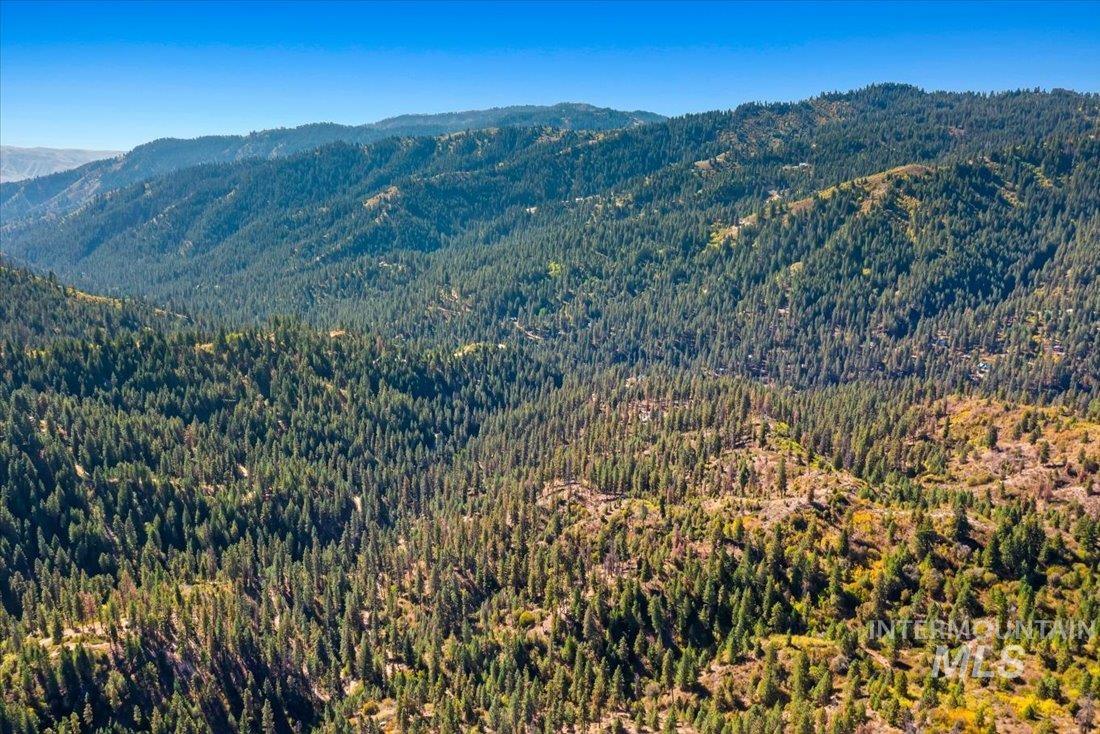 Subject property view of mountain background in the Boise National Forest