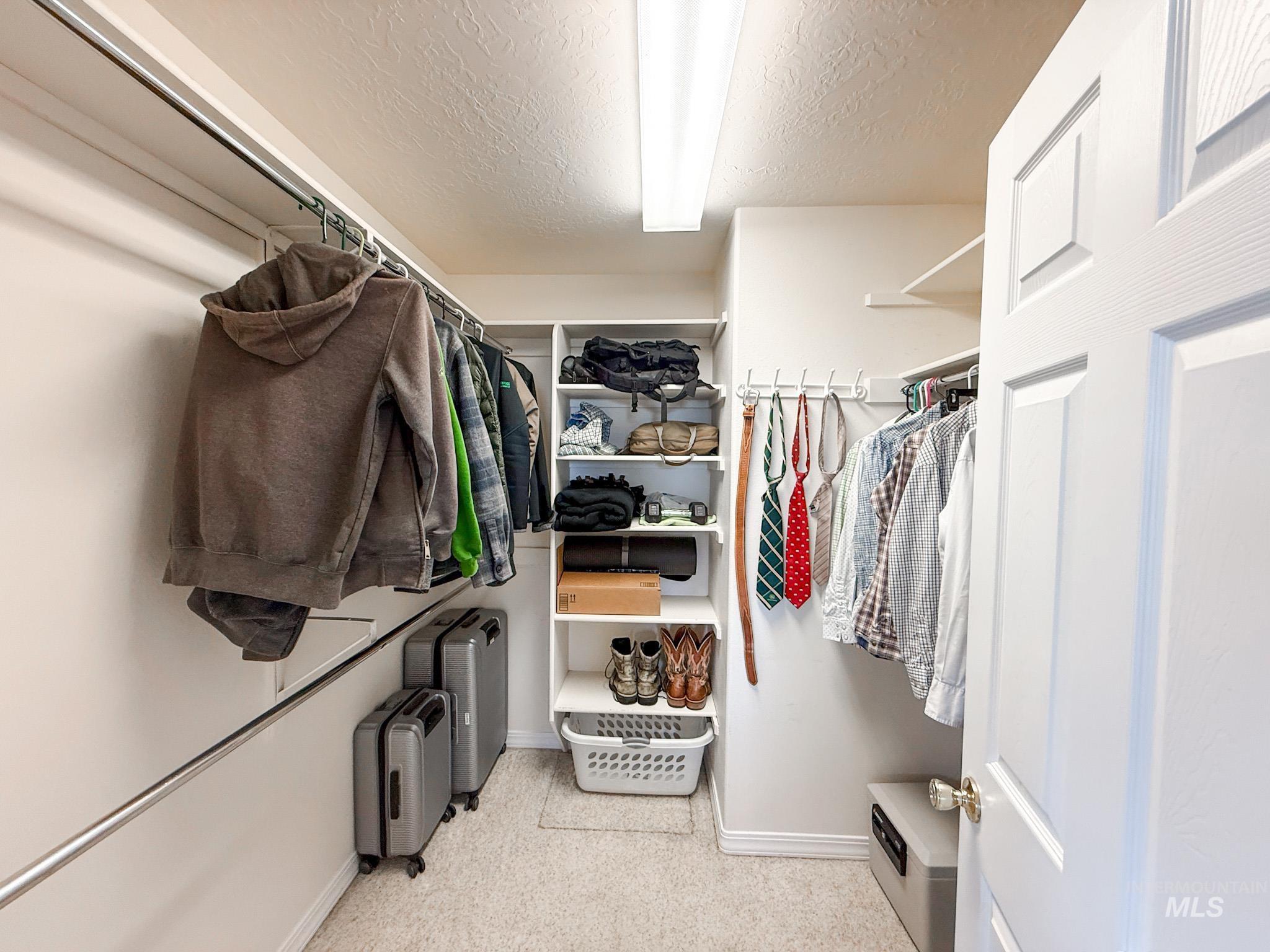 View of spacious closet