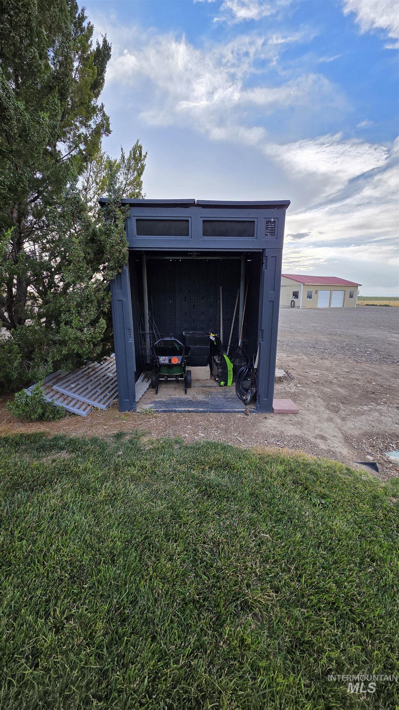 View of outbuilding