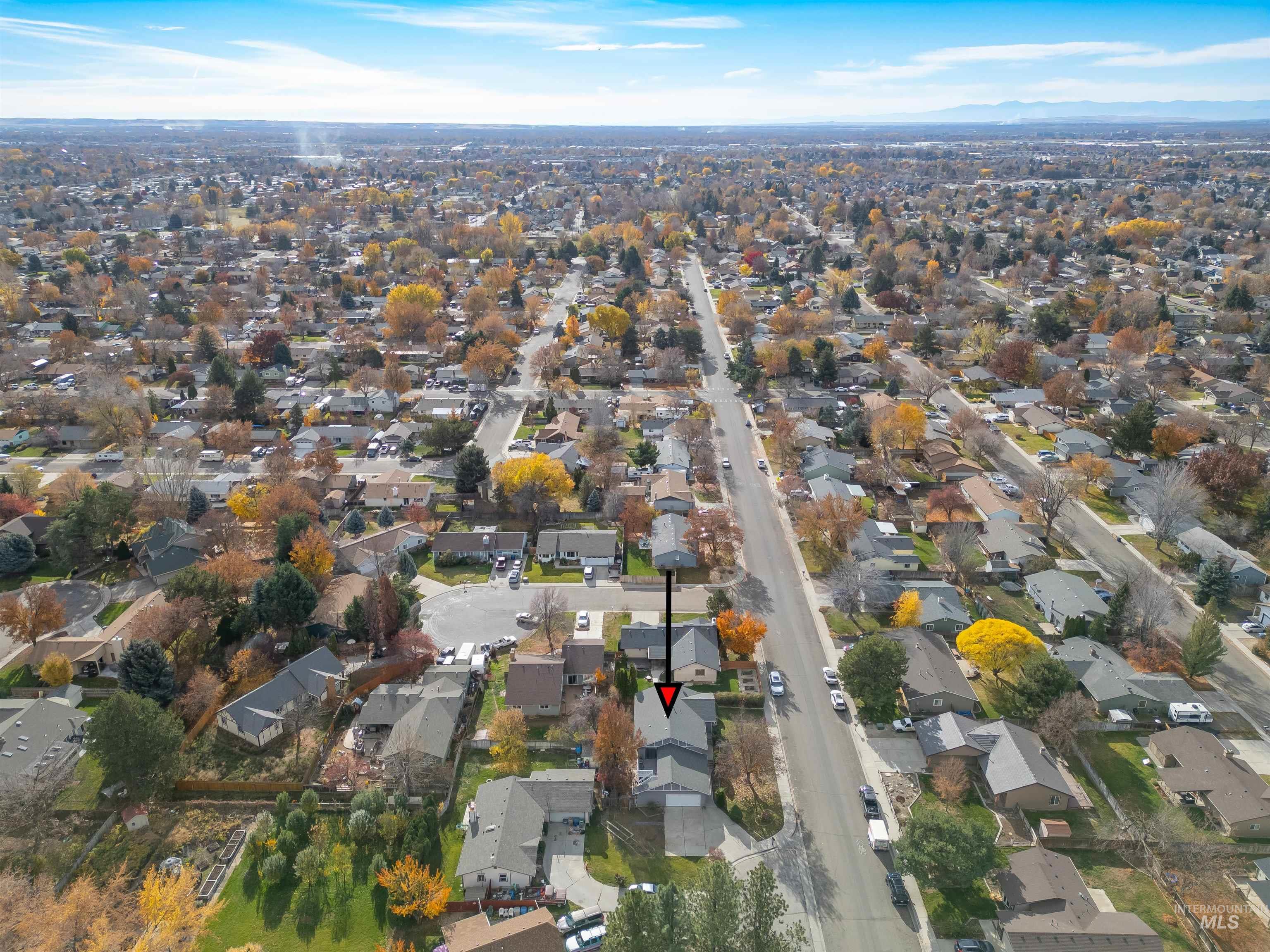View of property location featuring nearby suburban area