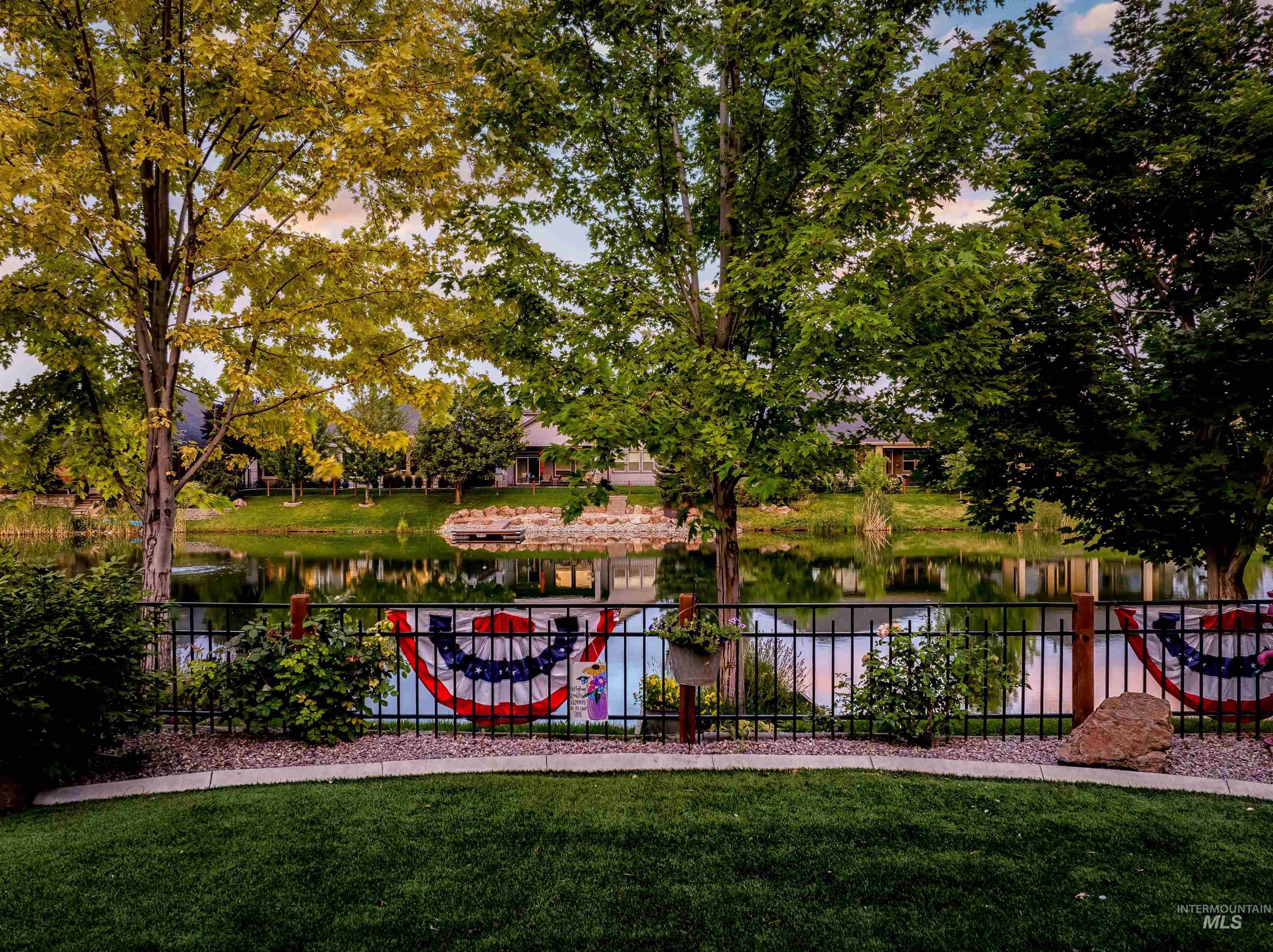 View of property's community featuring a water view