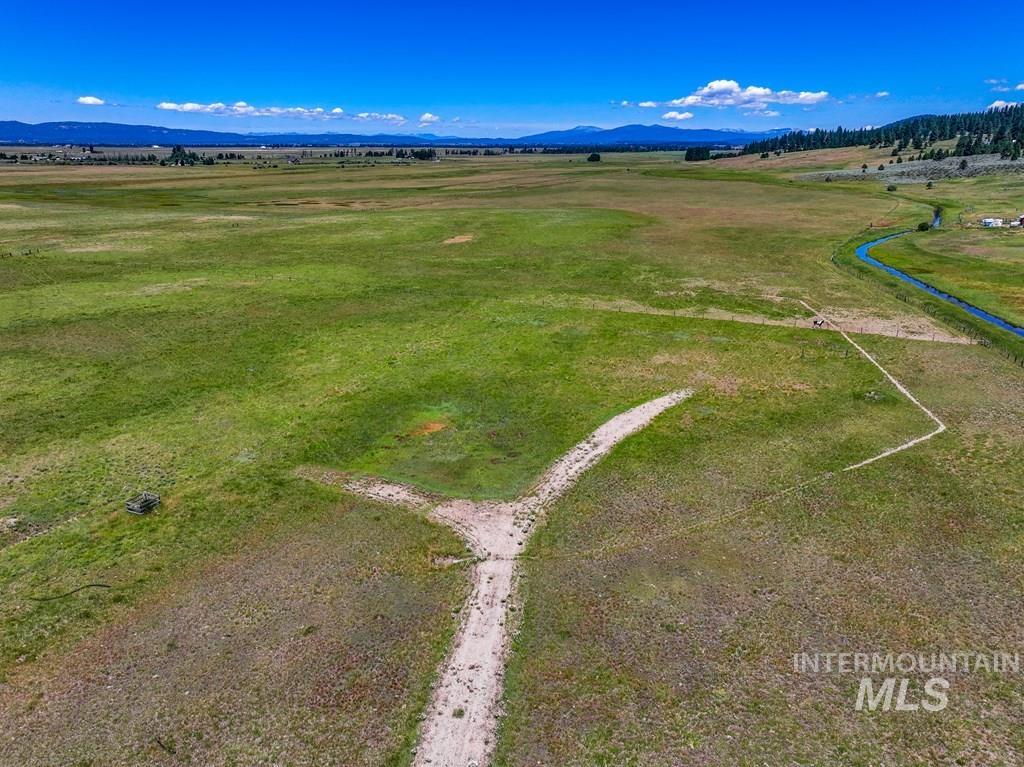View of rural area with a mountainous background