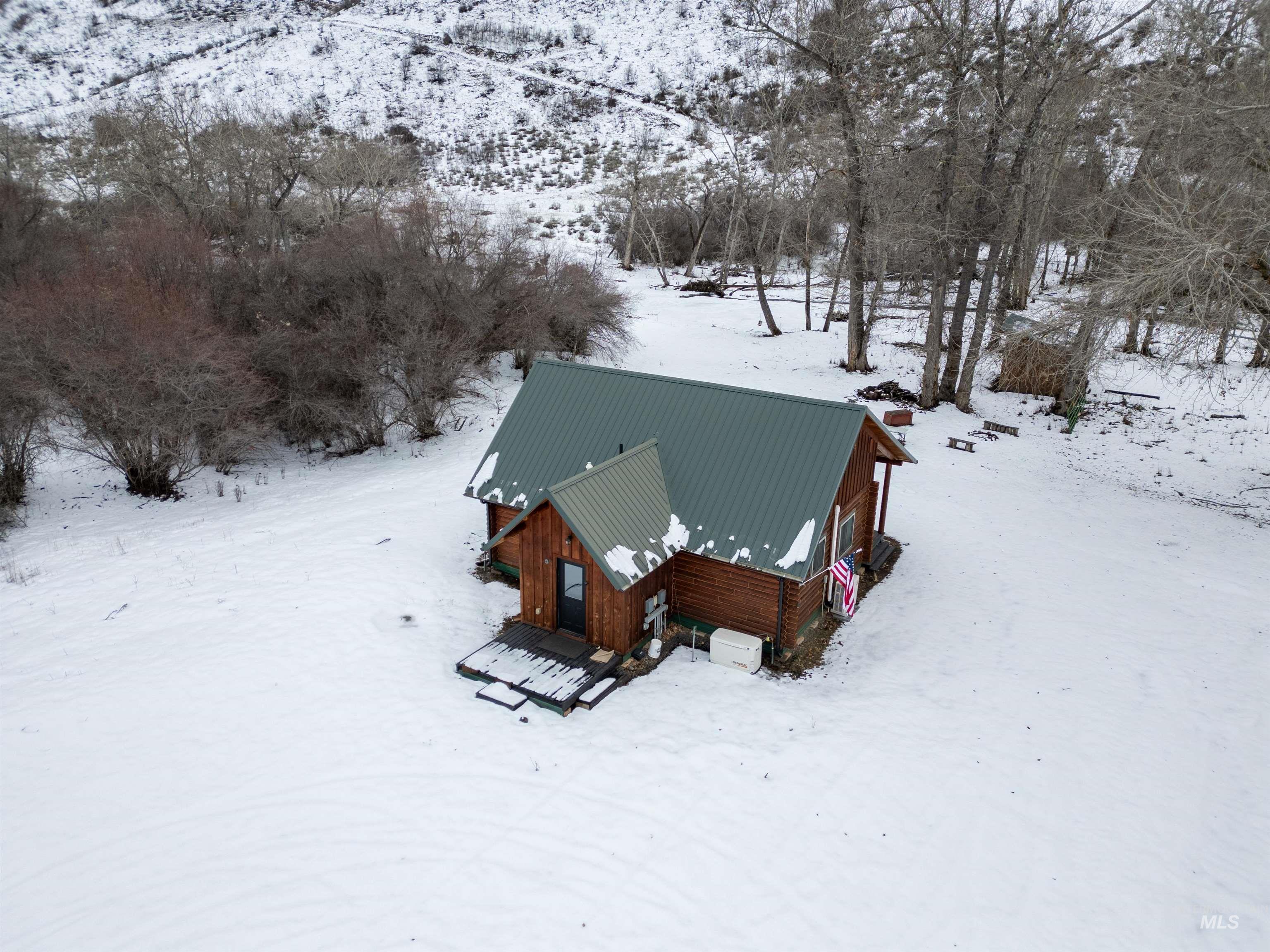 View of snow covered structure