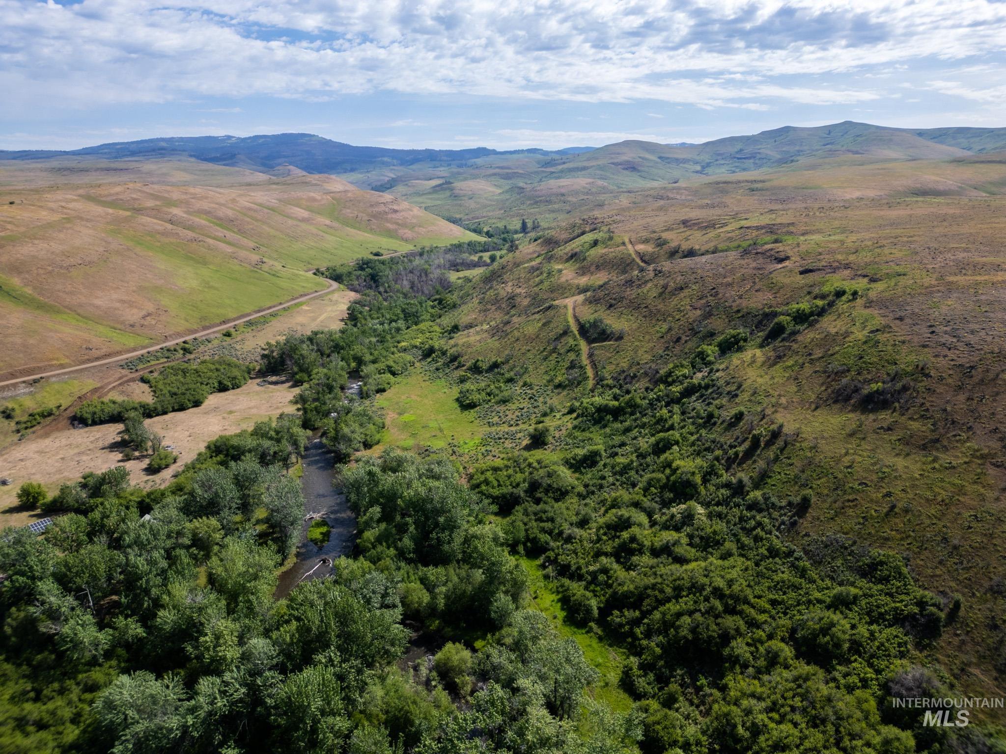 Bird's eye view of mountains