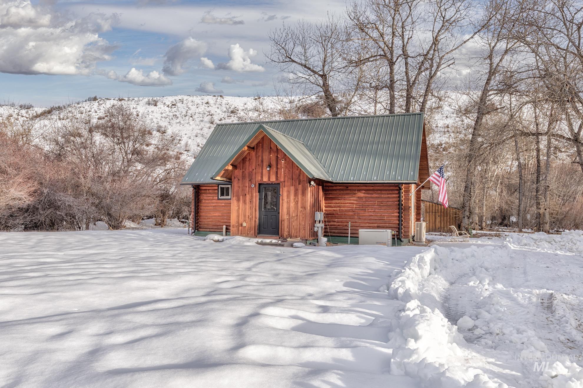View of snow covered structure