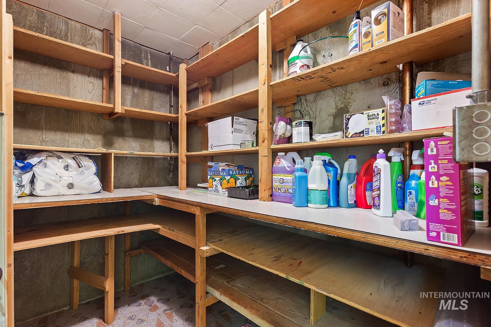 View of storage area