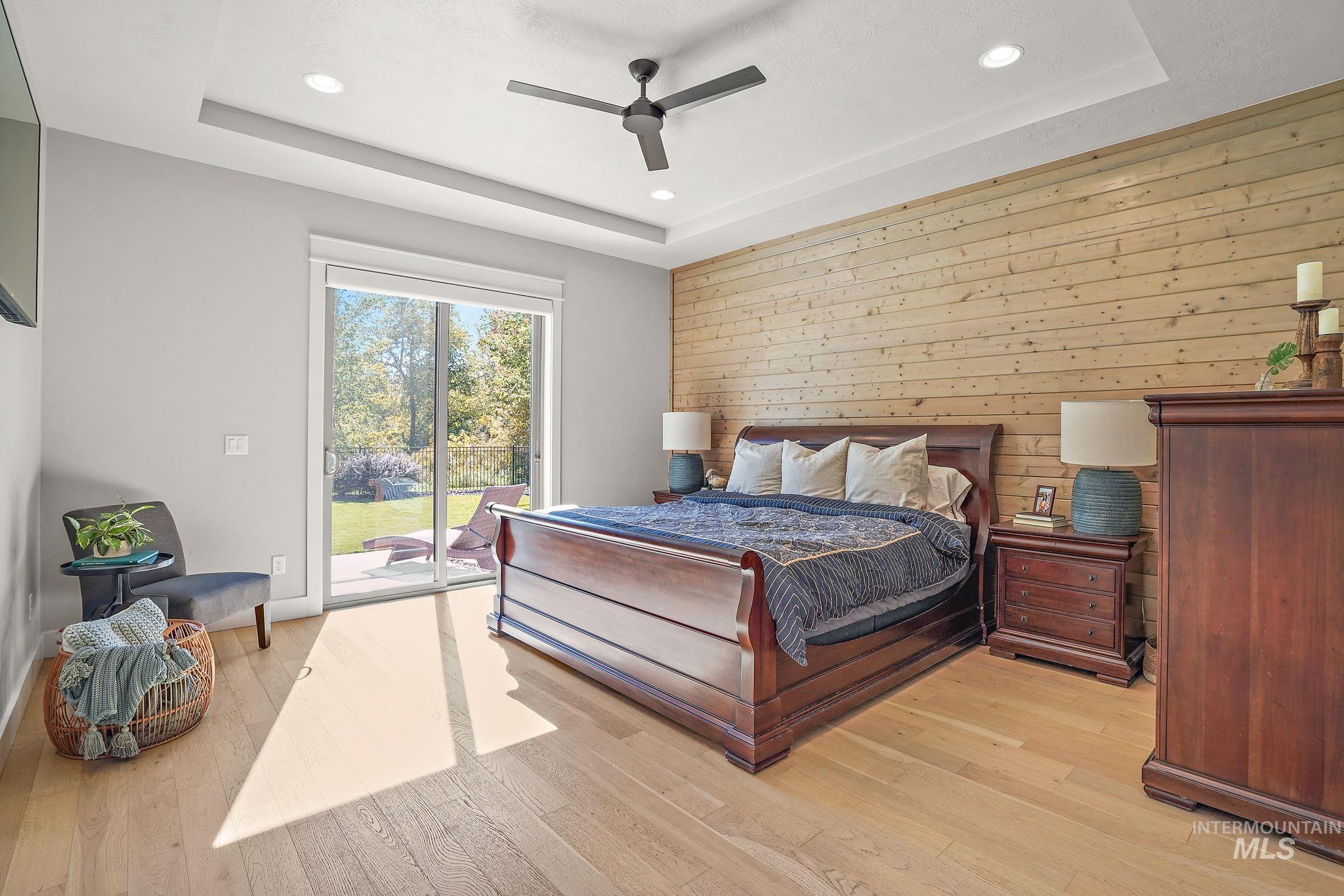 Slider opens to private backyard