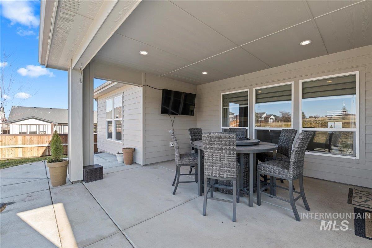 View of patio / terrace featuring outdoor dining space