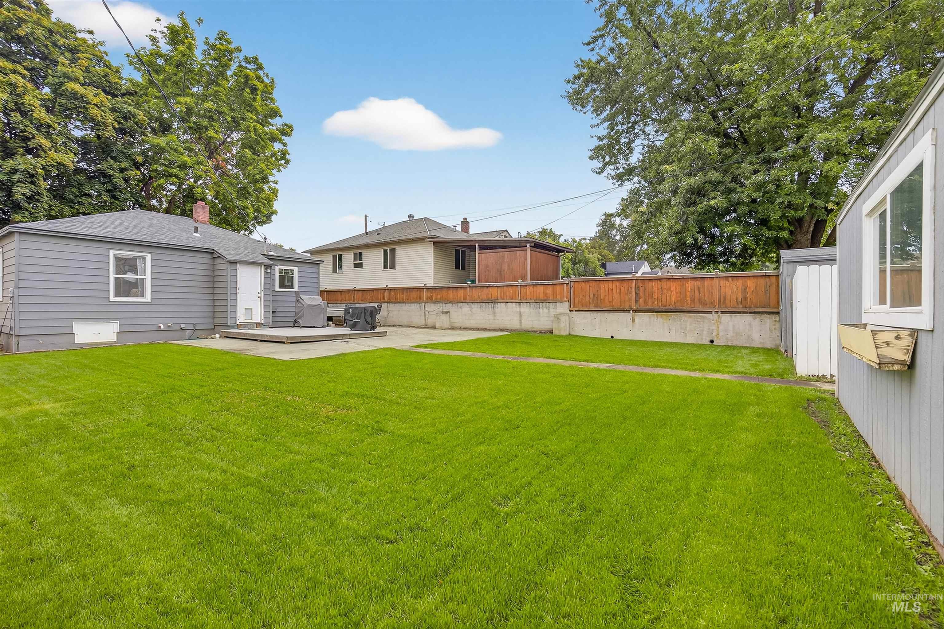 View of yard featuring a patio