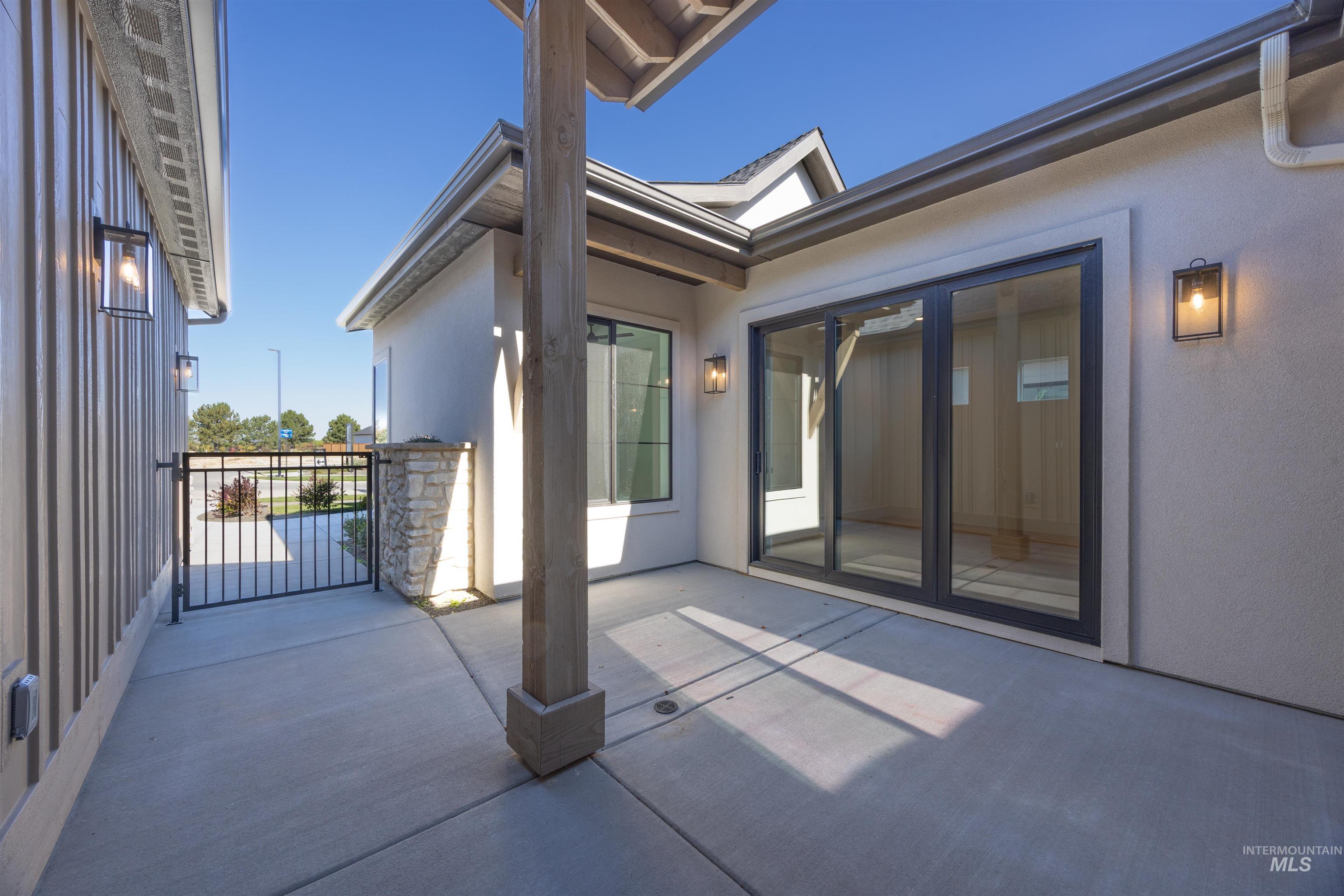 View of patio / terrace featuring a gate