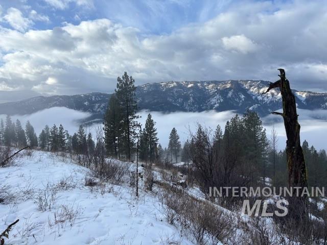 View of mountain background