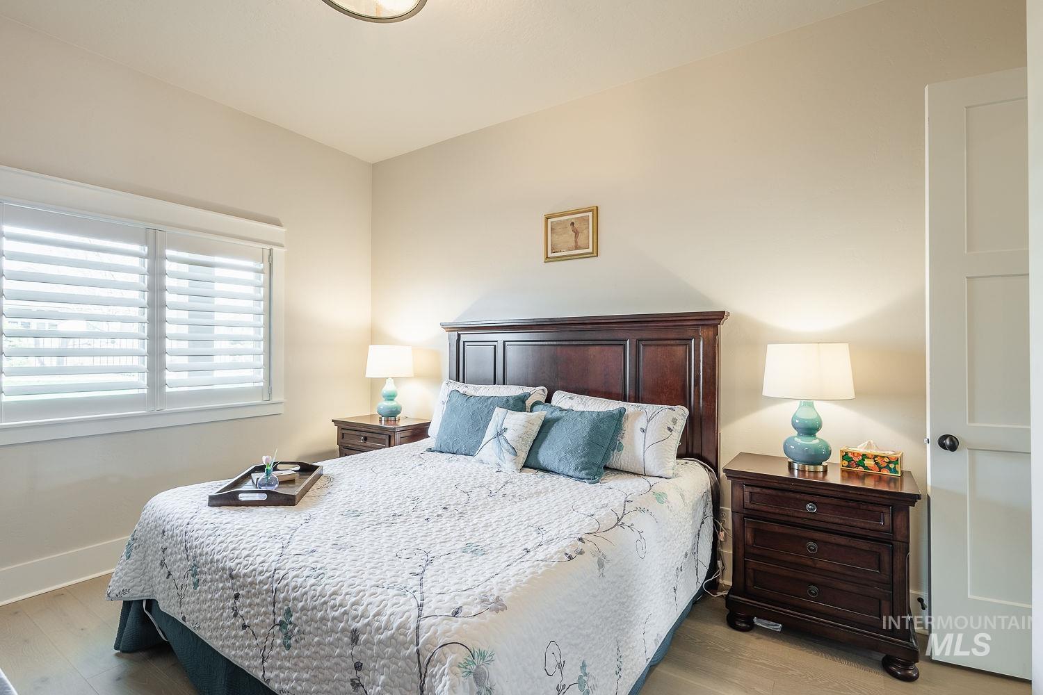 Bedroom featuring wood finished floors