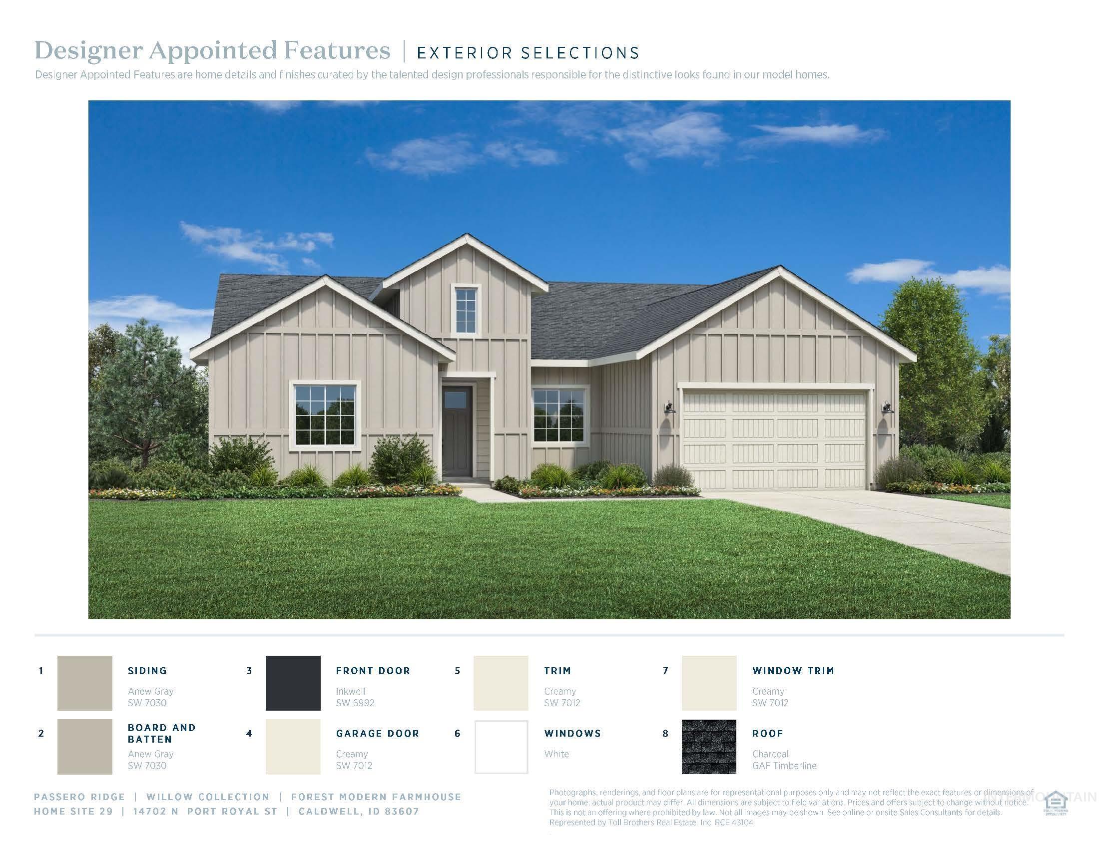 View of miscellaneous listing collateral