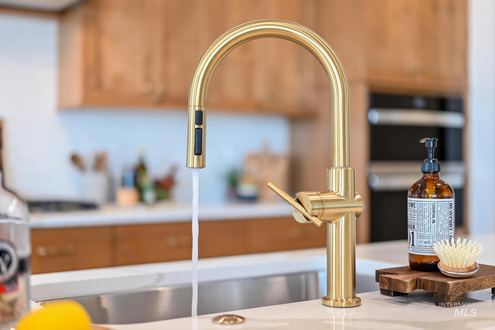 Kitchen view of a sink