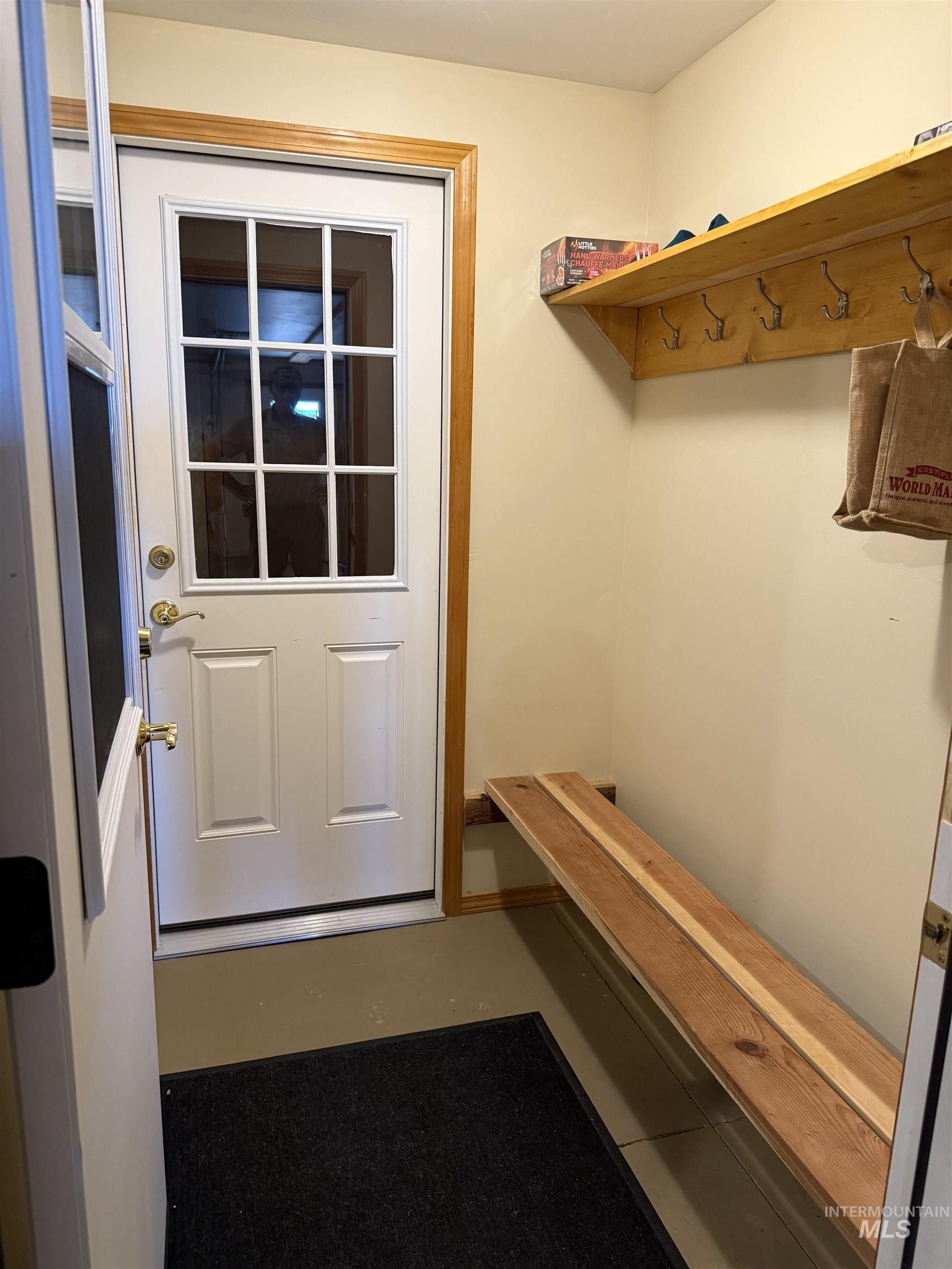 mudroom from garage