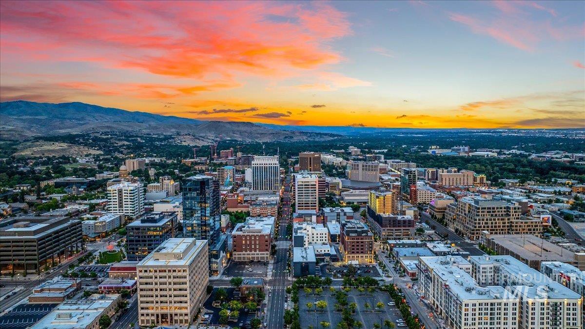 View of city featuring mountains