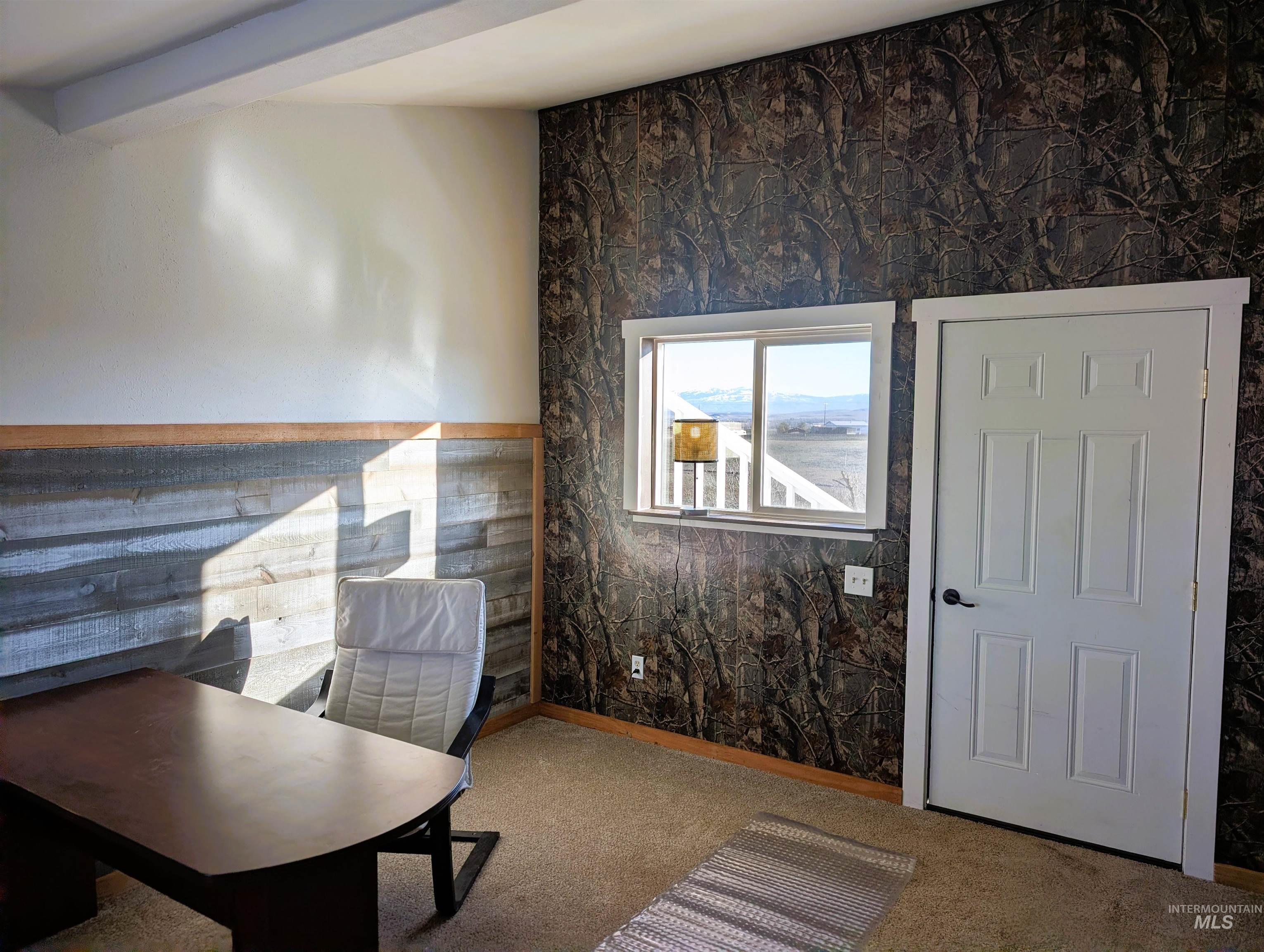 View of carpeted office
