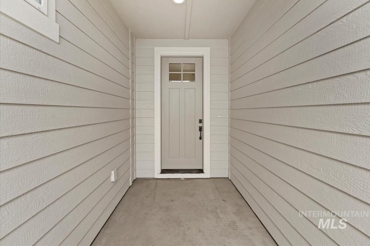 View of exterior entry