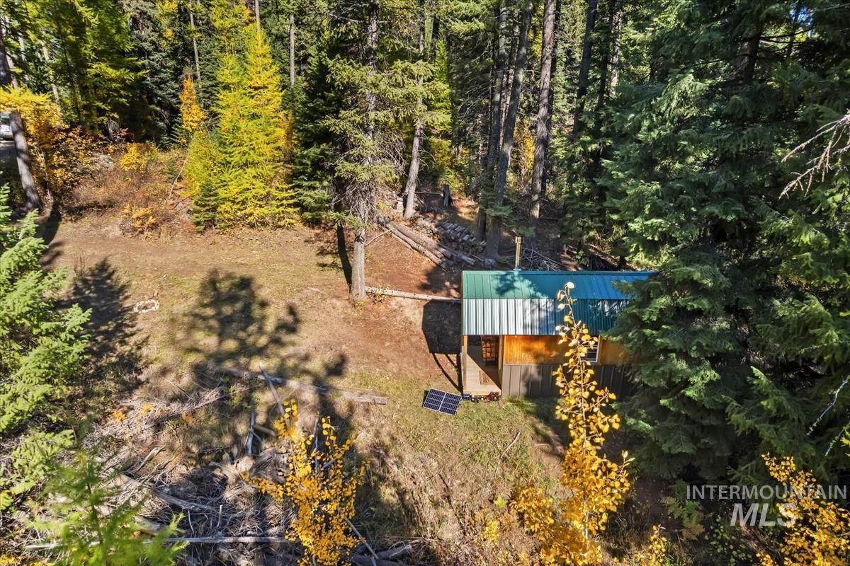 View from above of property