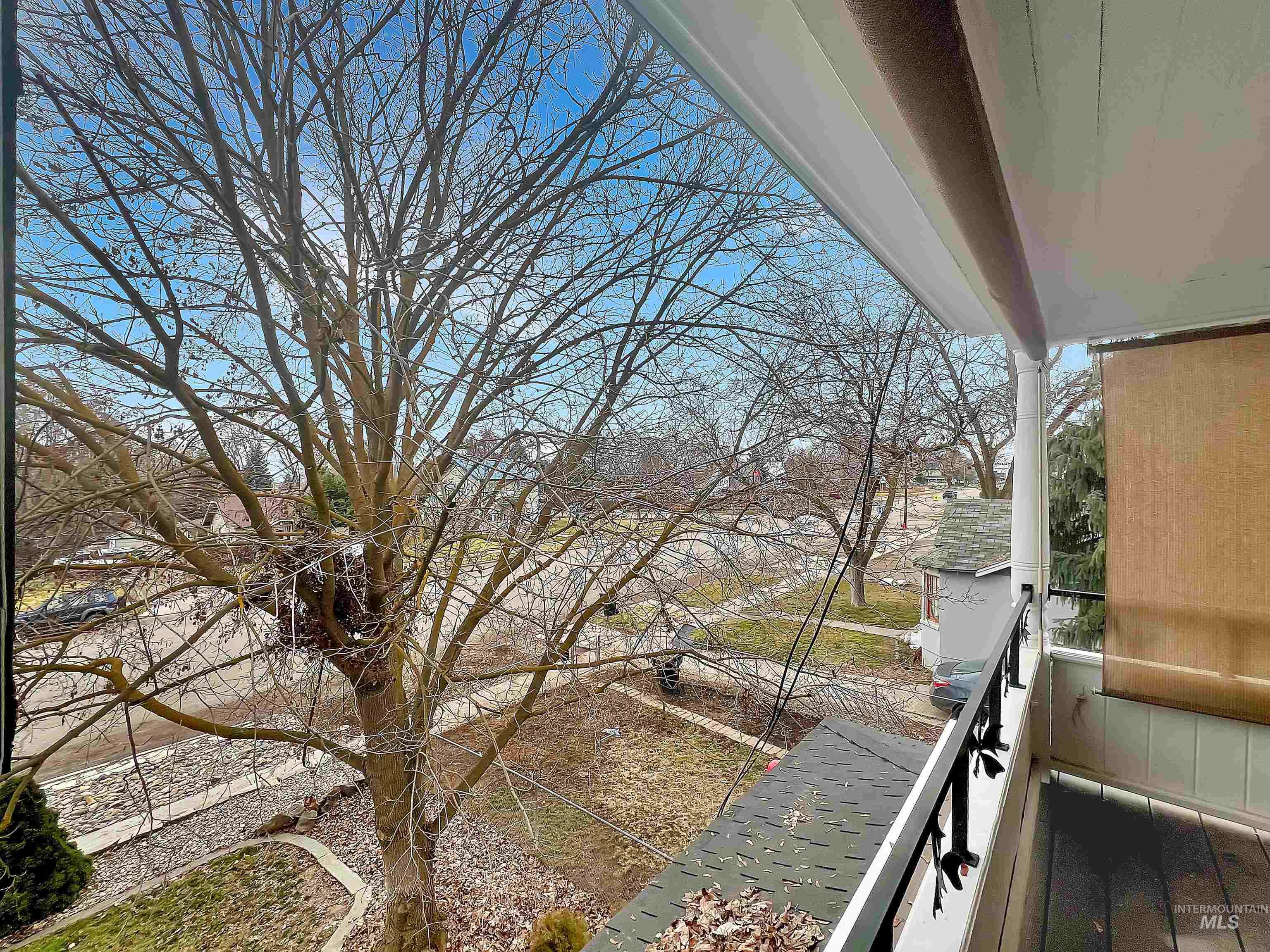 View from upstairs porch